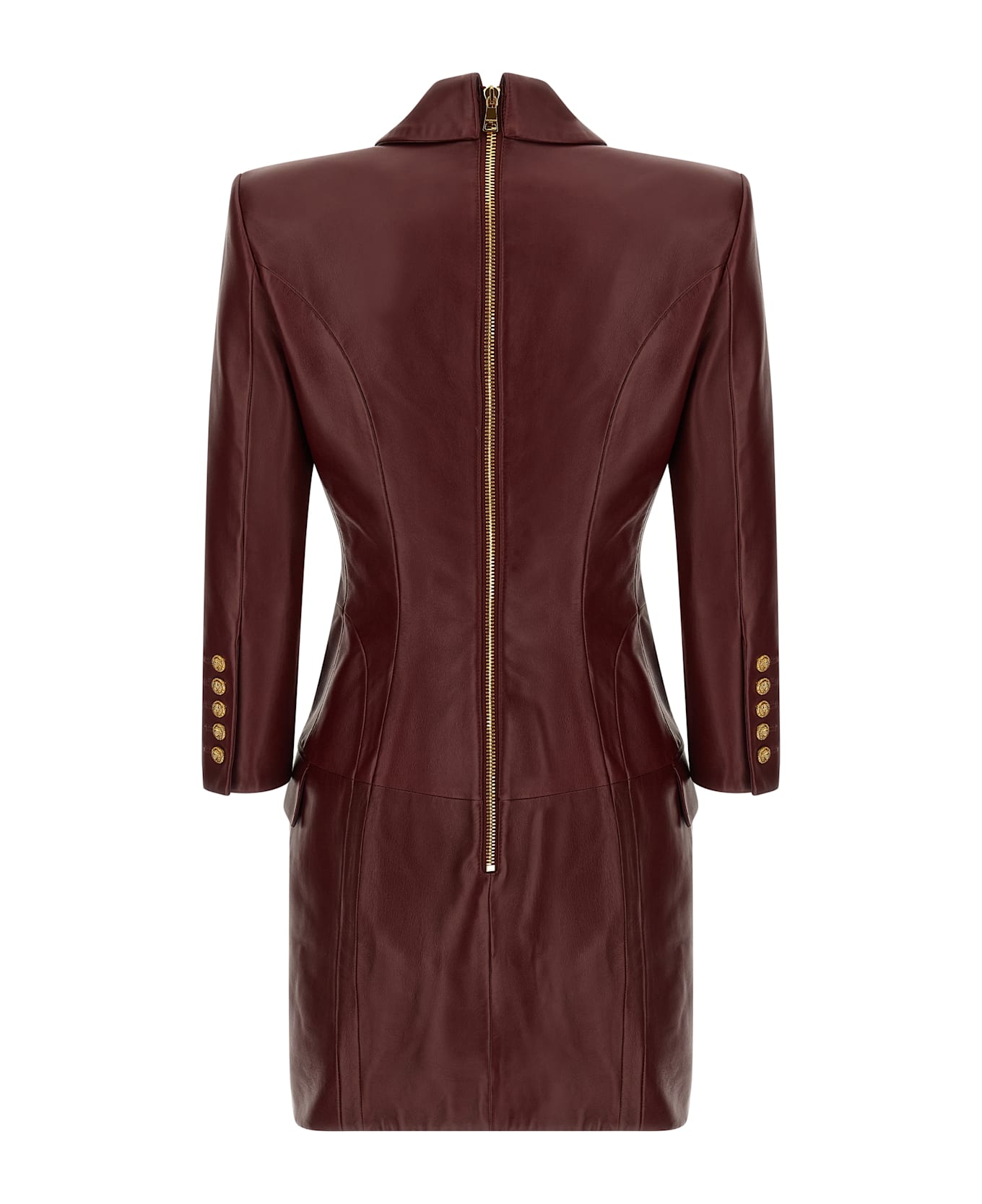 Balmain Blazer Dress - Bordeaux