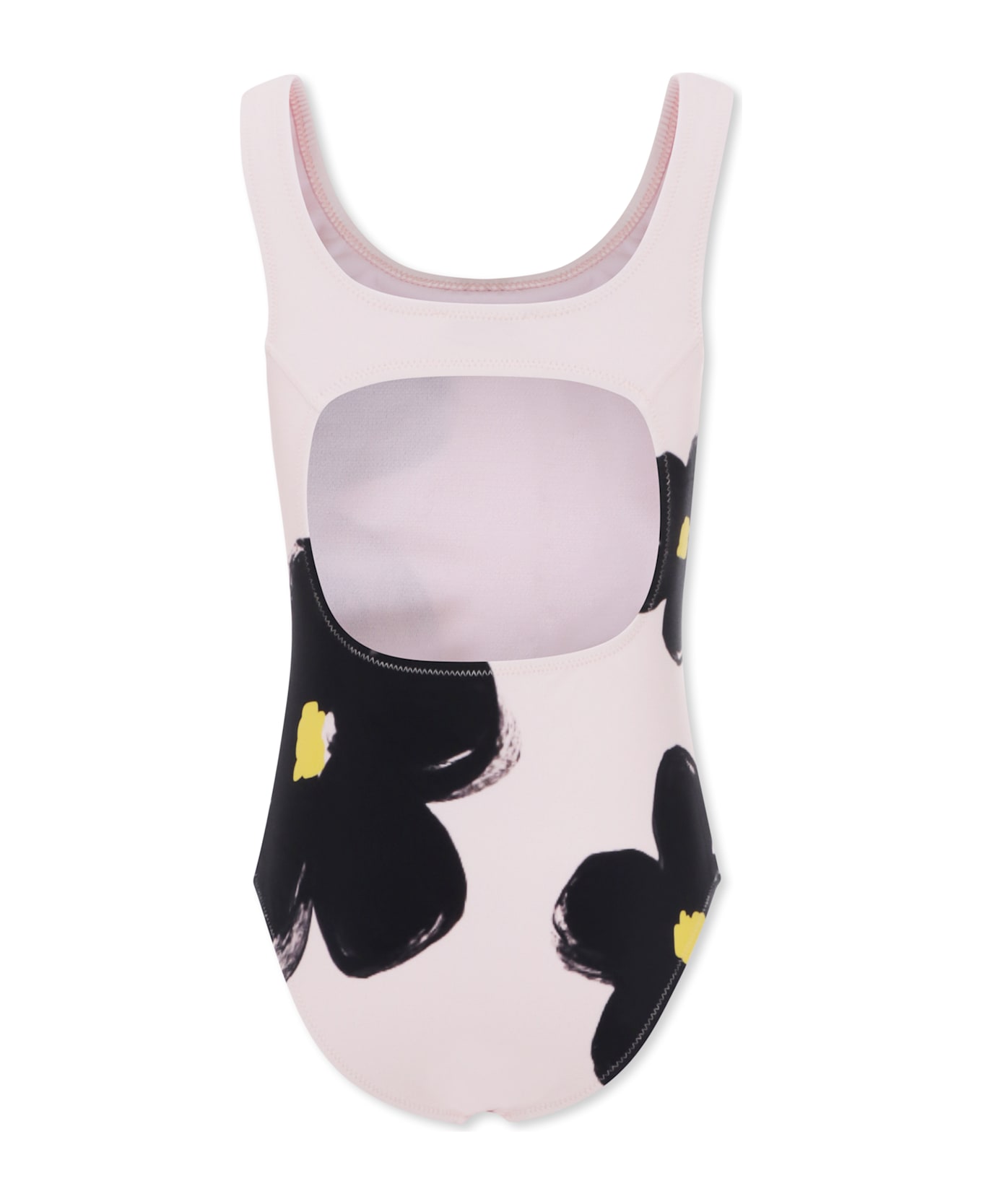 Marc Jacobs Pink Swimsuit For Girl With Flowers - Pink