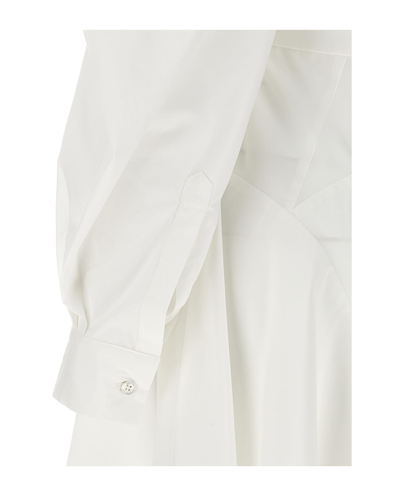 Alexander McQueen Chemisier Dress - White