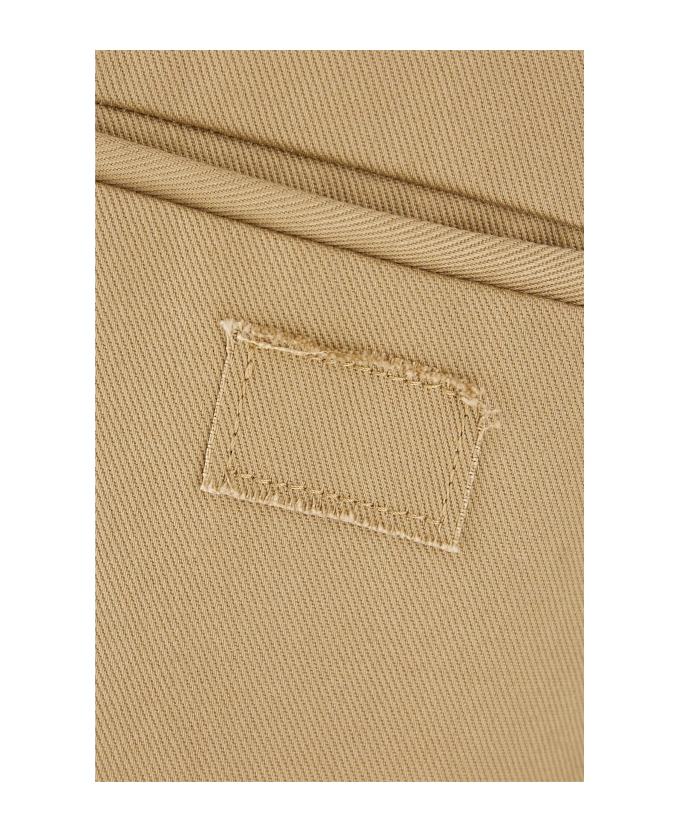 Maison Margiela Skater Chino Midi Skirt - CAMEL