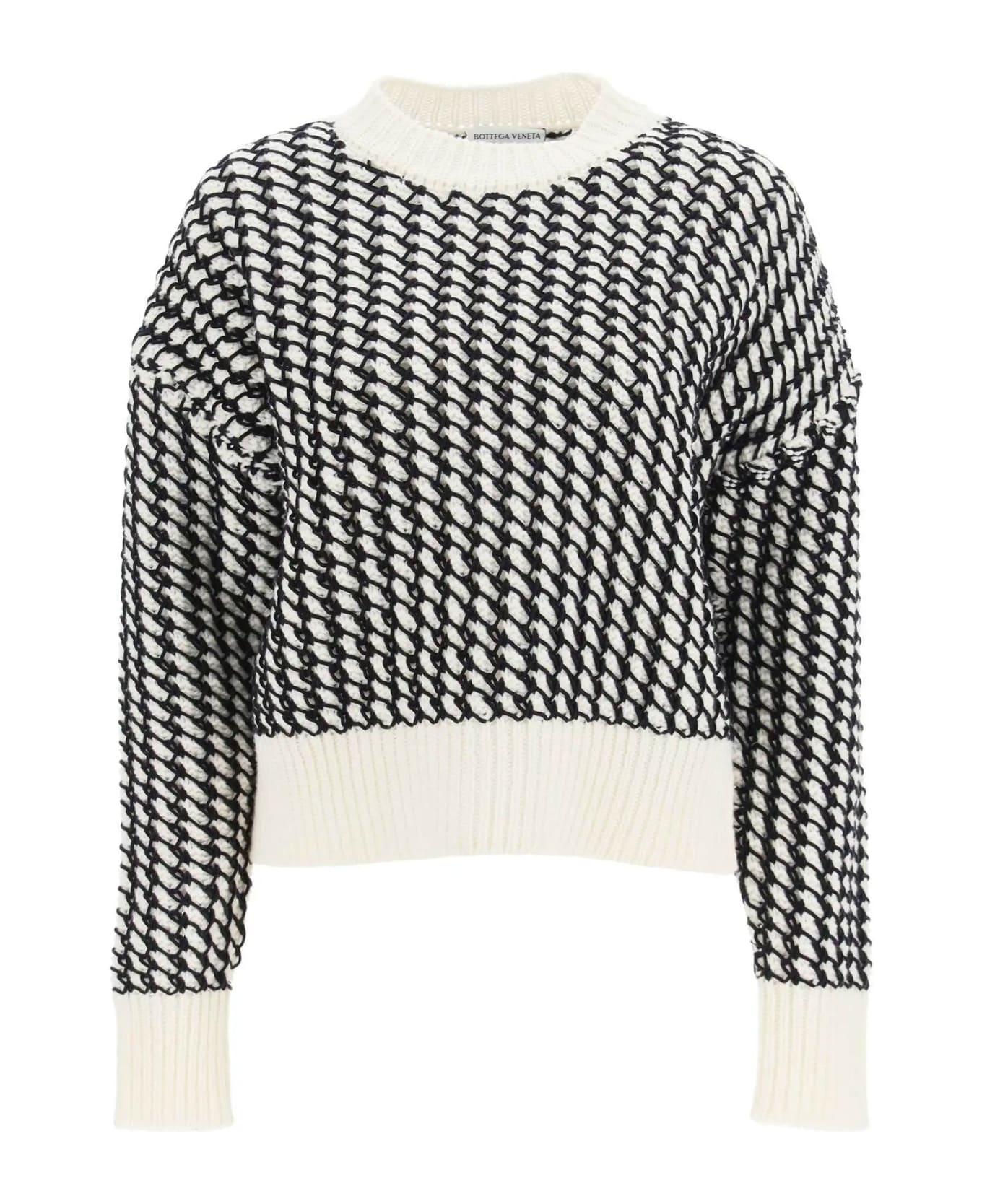 Bottega Veneta Wool Sweater - White ニットウェア