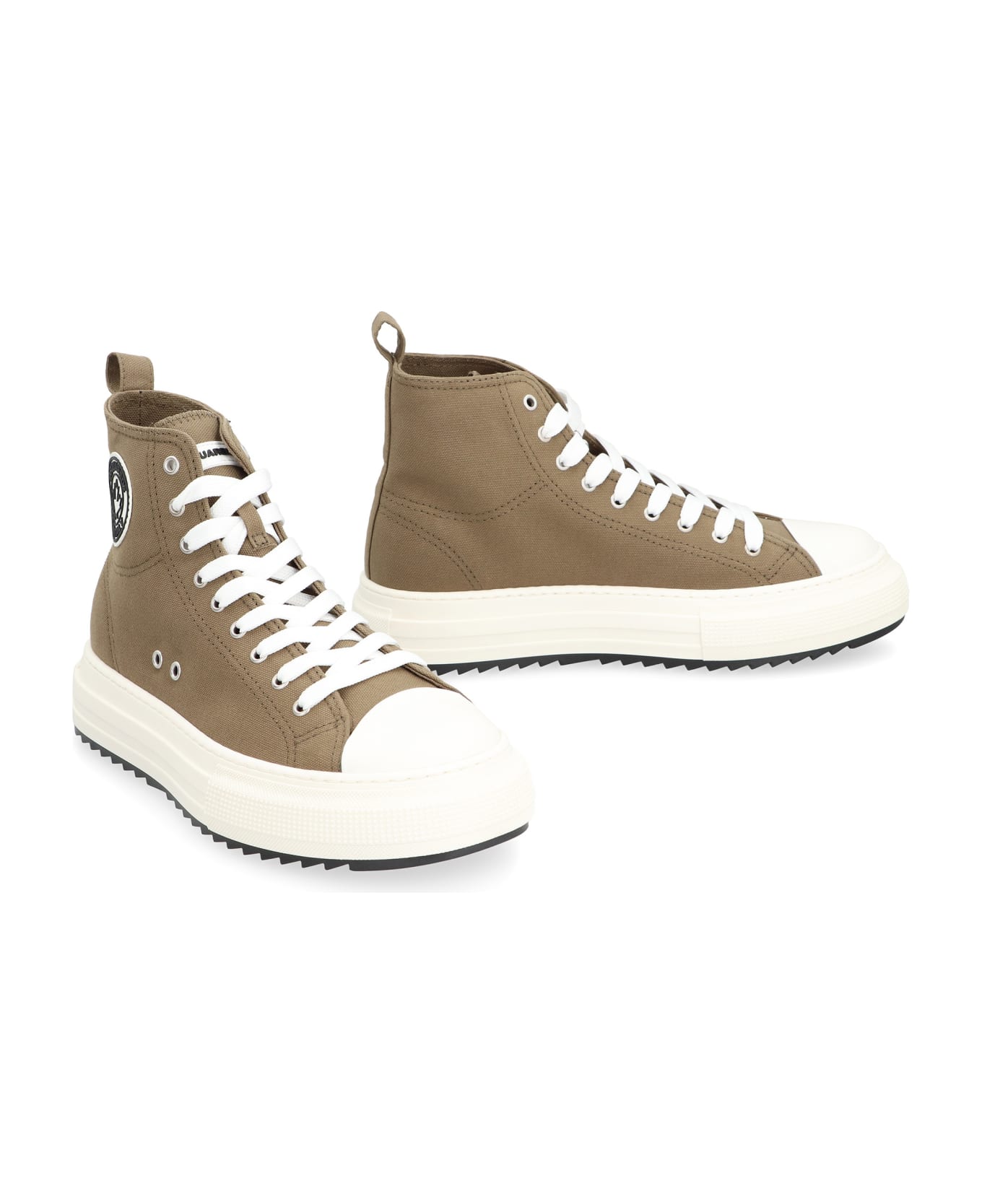 Dsquared2 Canvas High-top Sneakers - green