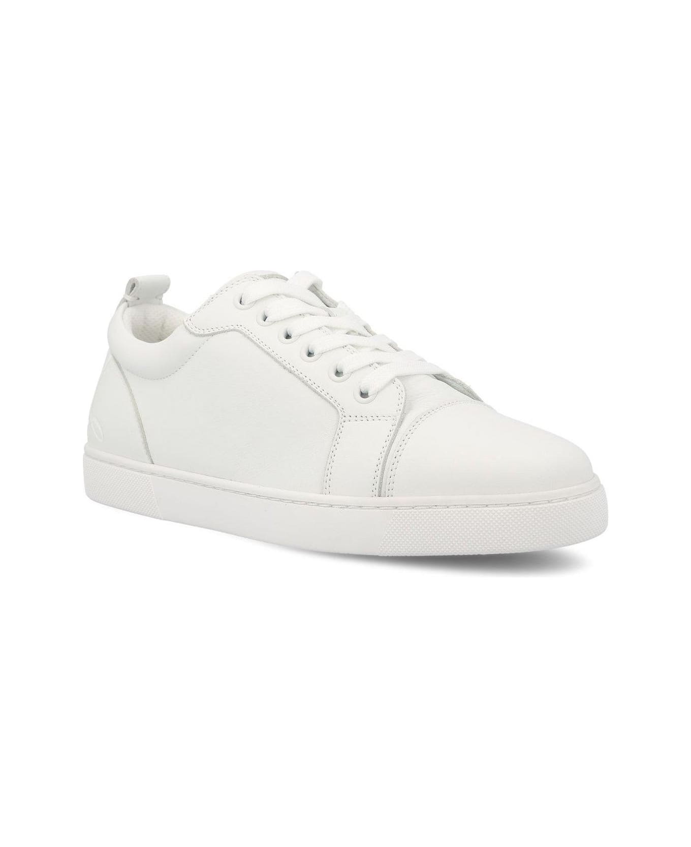 Christian Louboutin Fun Louise Junior Flat Sneakers - White