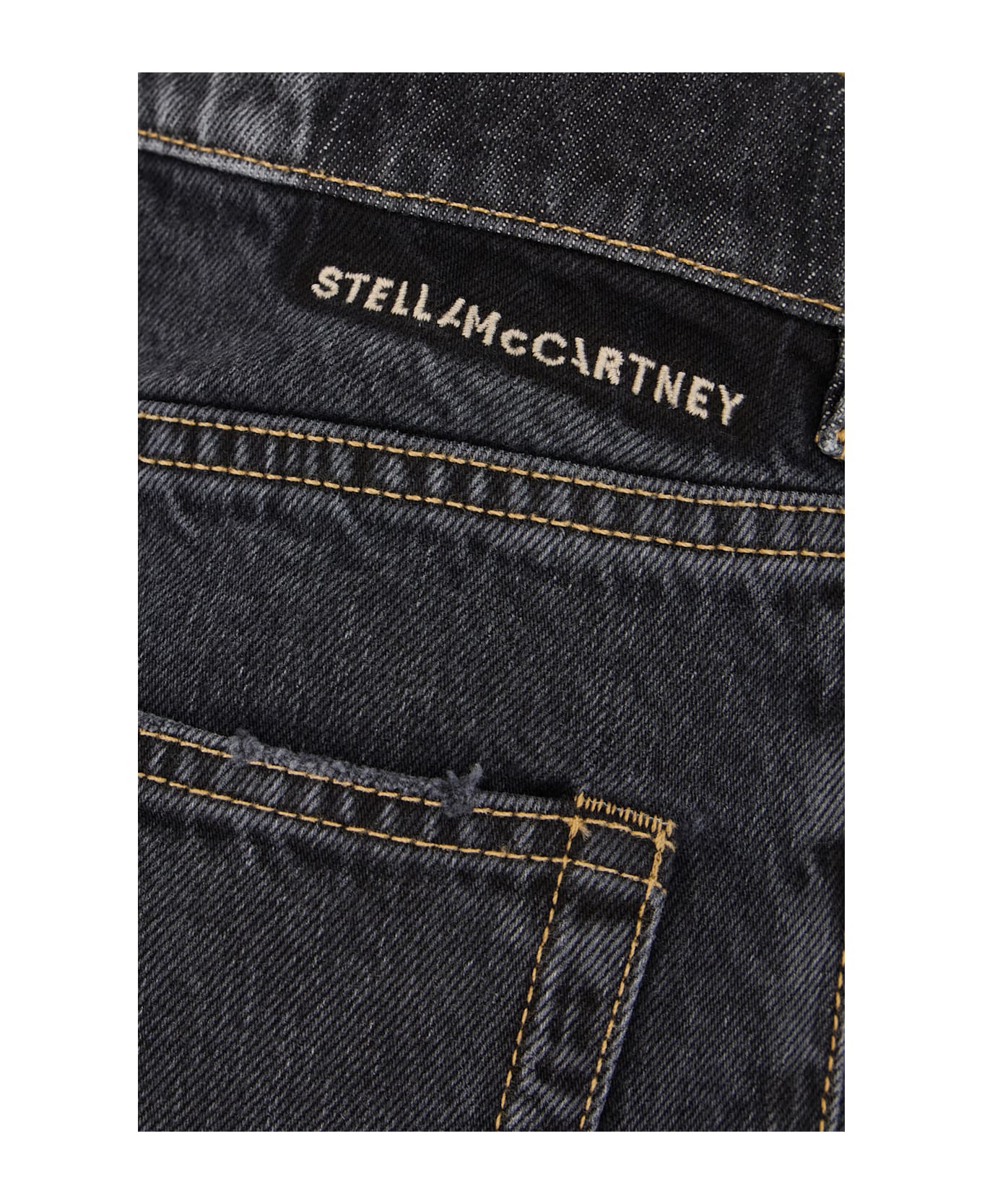 Stella McCartney Charcoal Denim Jeans - TWO TONAL BLACK