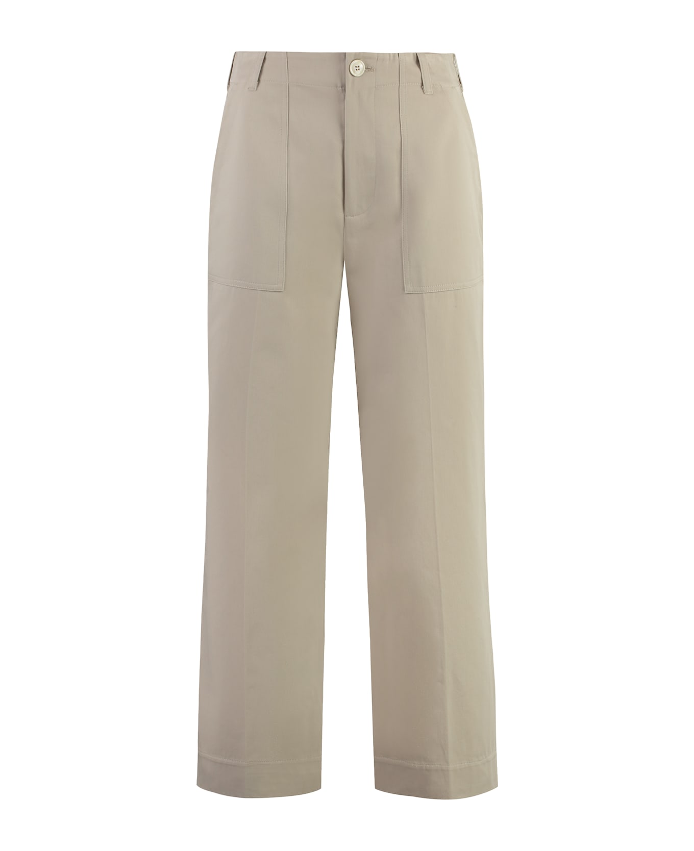 Alfieri 
St.John Cotton Cropped Trousers - Sand