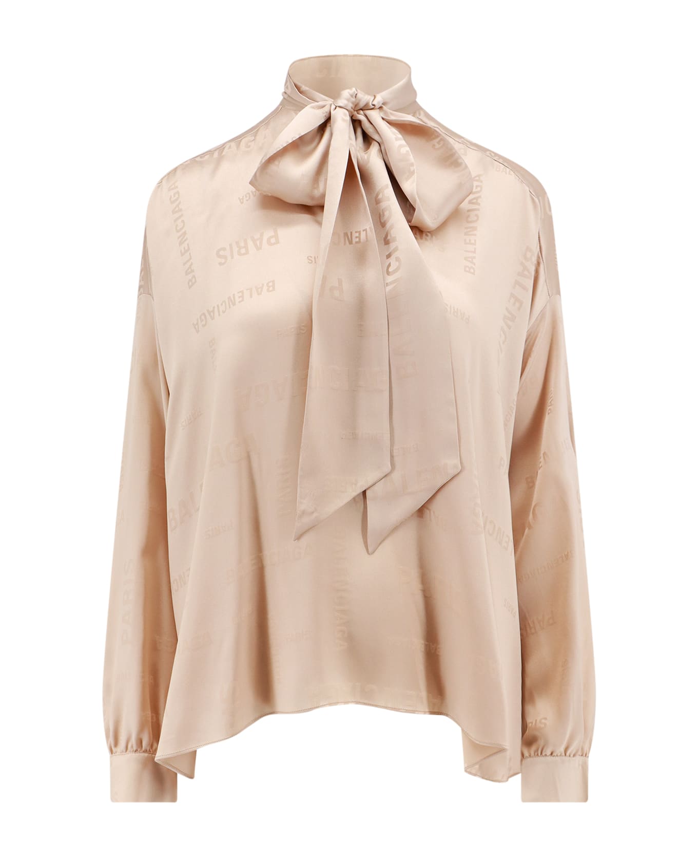 Balenciaga Silk Shirt - Beige