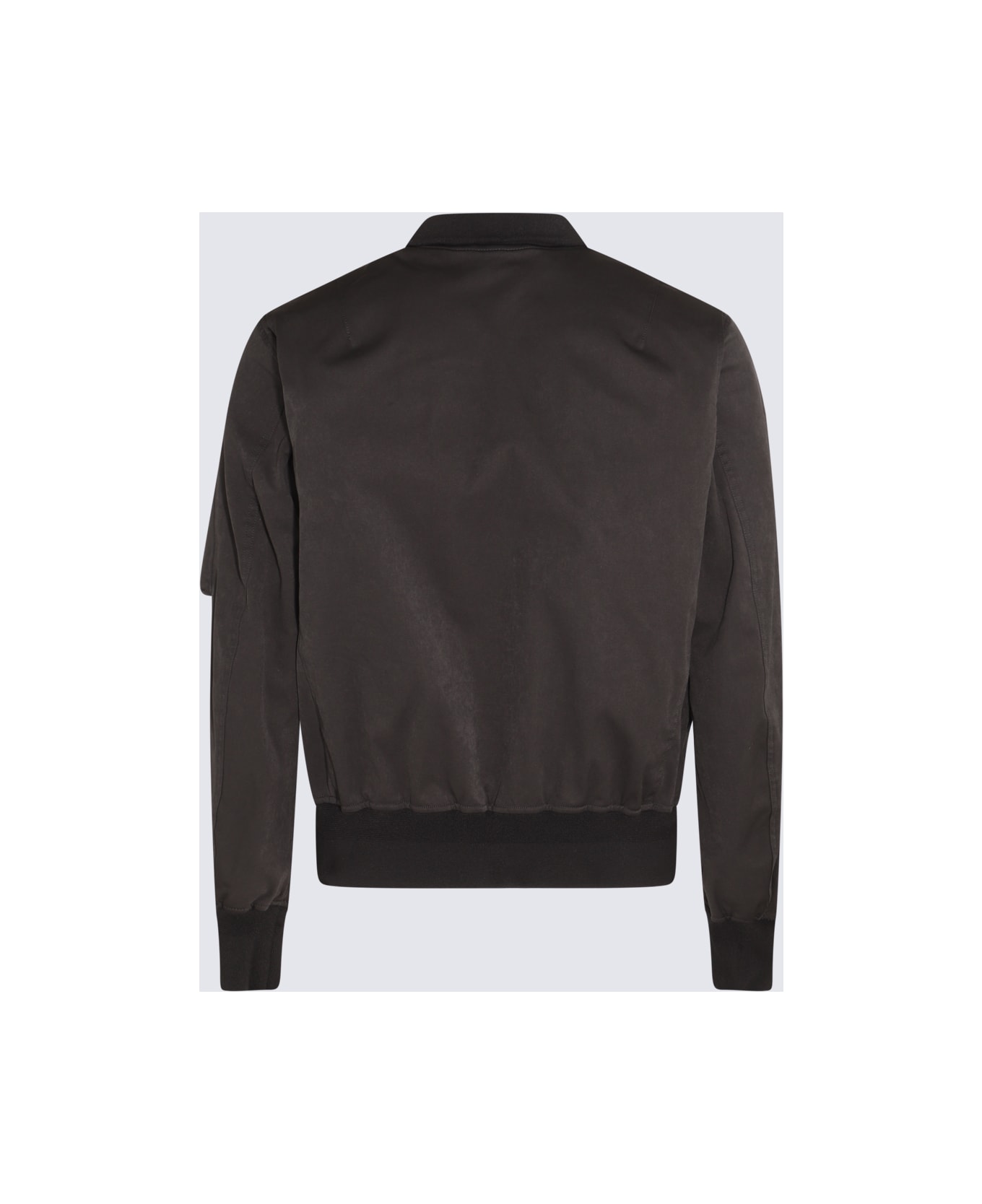 Ten C Black Cotton Blend Utility Casual Jacket