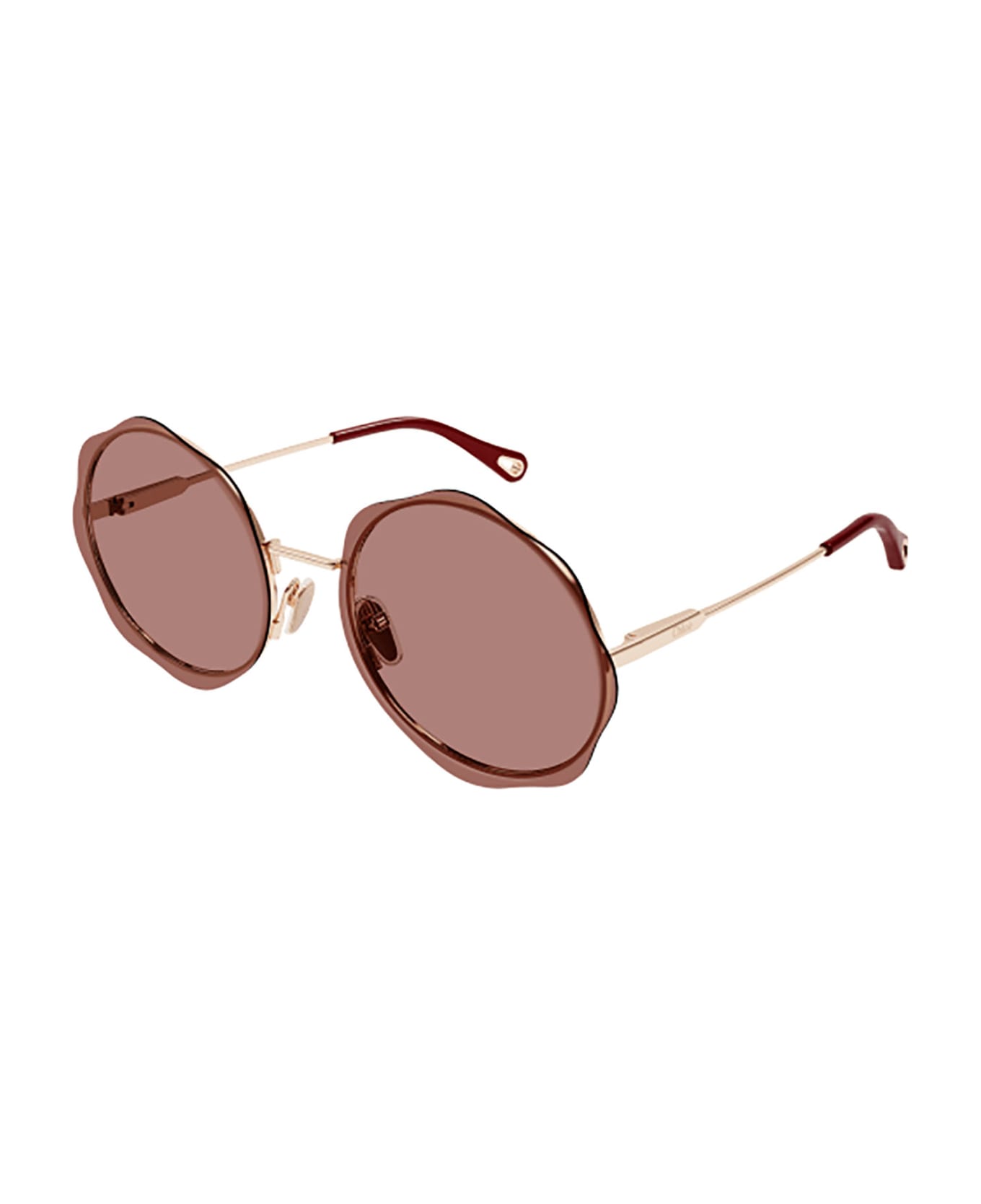 Chloé Eyewear CH0202S Sunglasses - Gold Gold Red