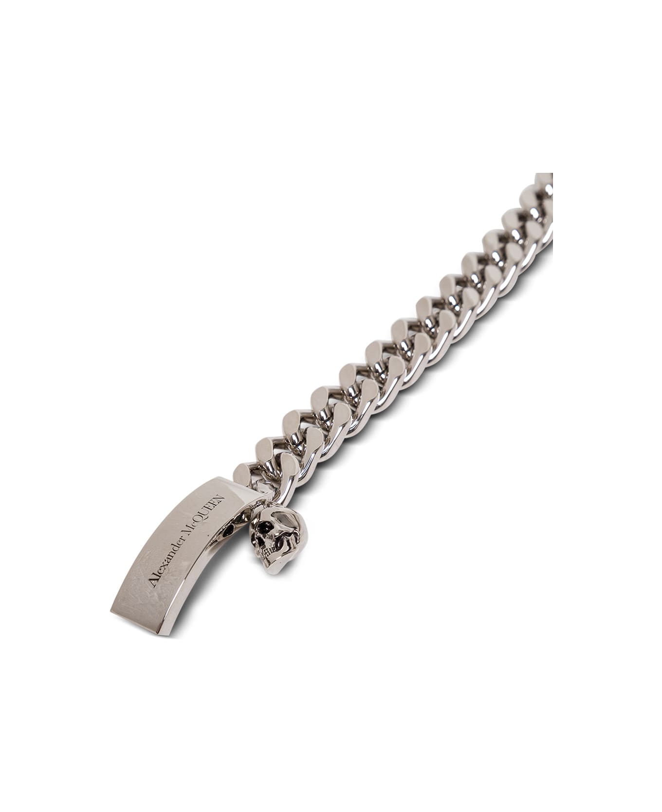 Alexander McQueen Men's Identity Chain Brass Bracelet - Metallic