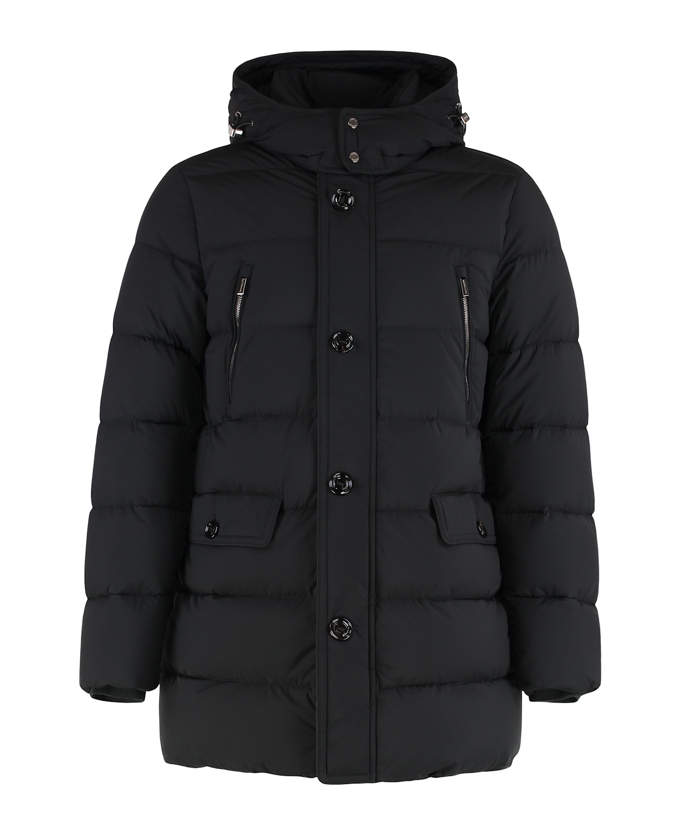Moorer Parka Gorner With Hood - black