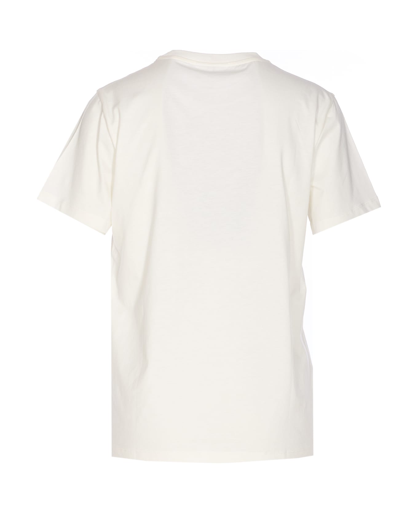 Ganni Grapes Logo T-shirt - EGRET