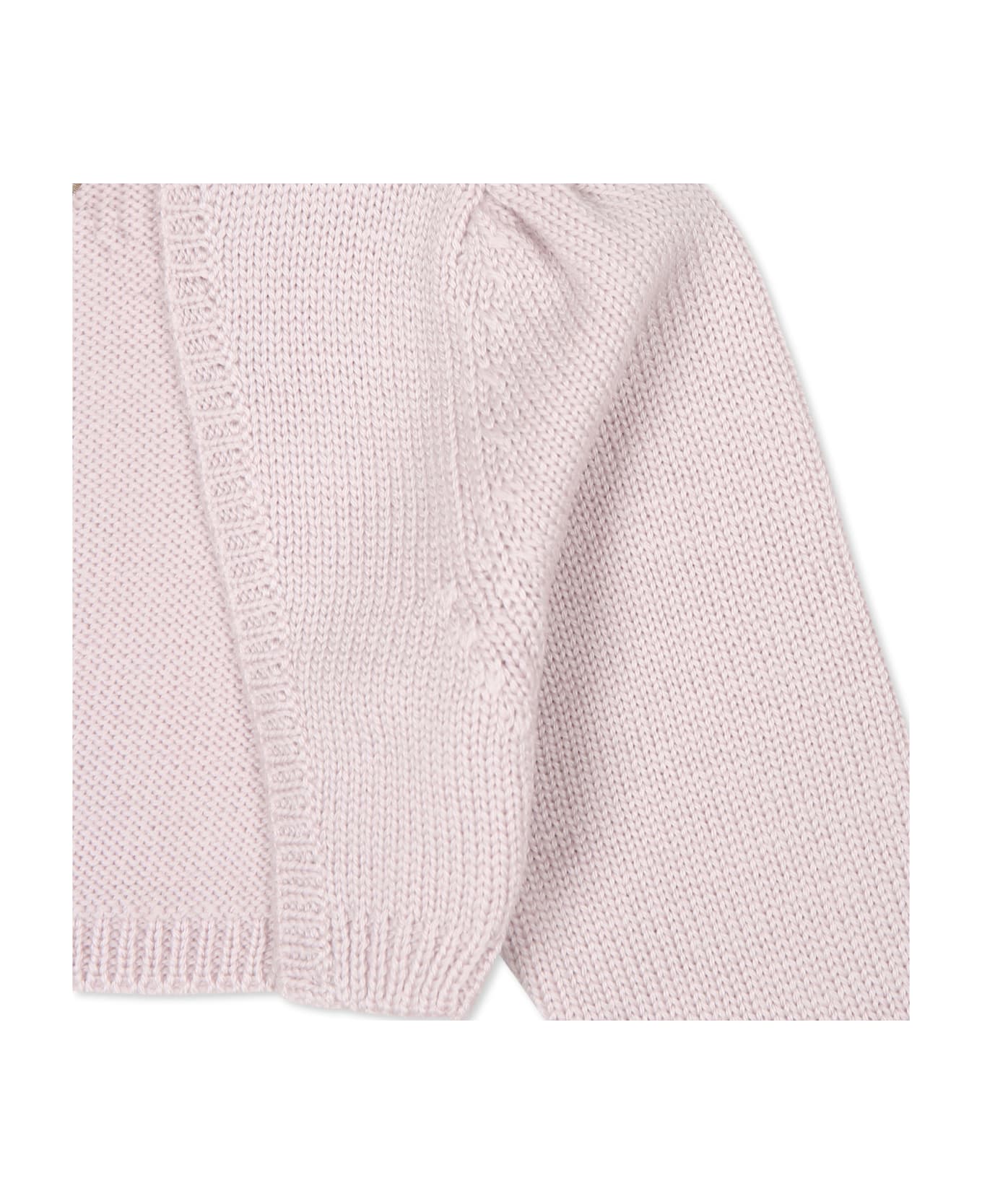 La stupenderia Pink Shrug For Baby Girl - Pink