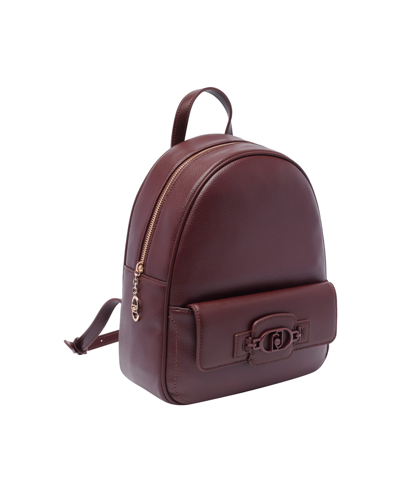 Liu-Jo Logo Backpack - Bordeaux