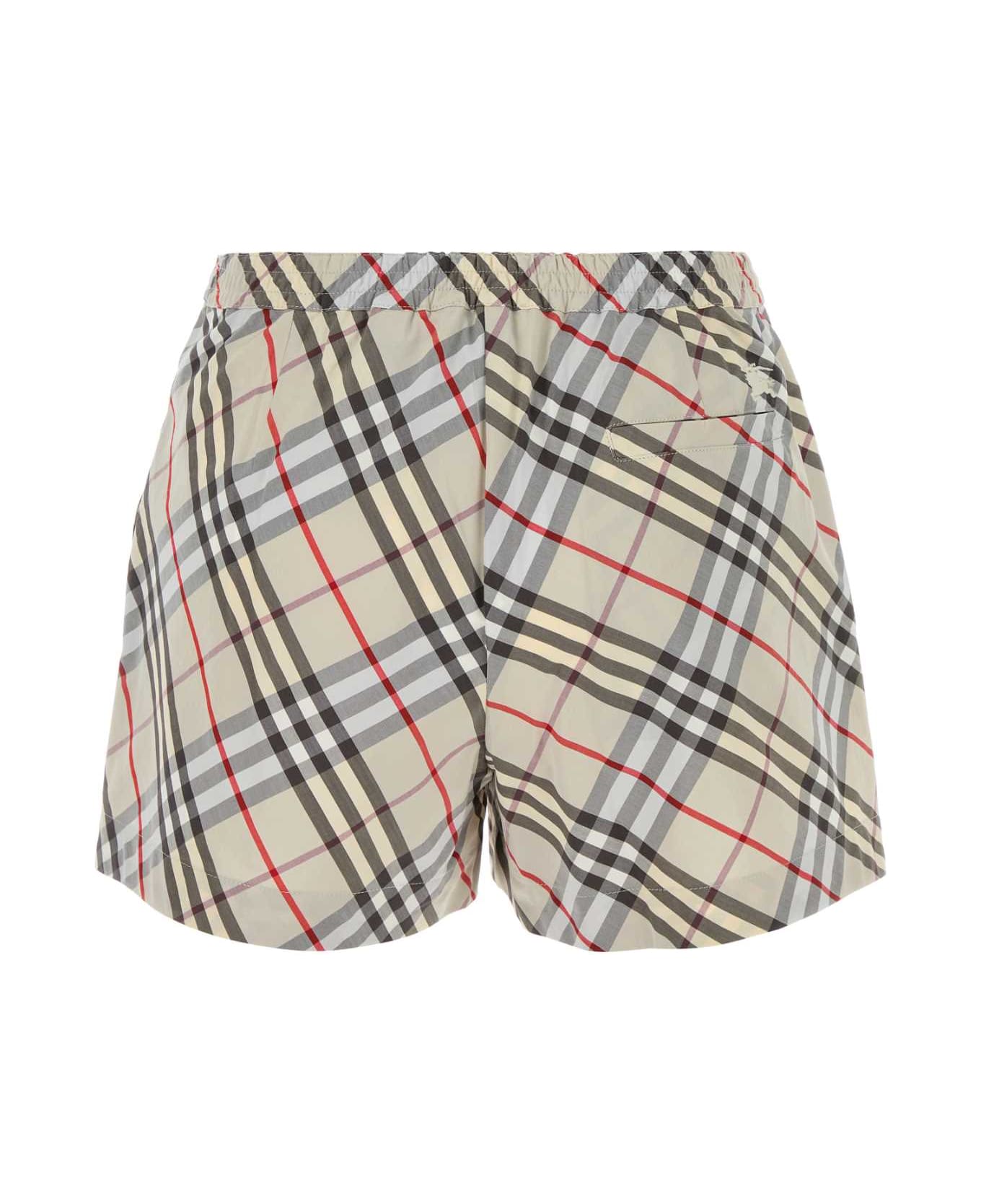 Burberry Embroidered Poplin Shorts - CHIPPINGIPCHECK