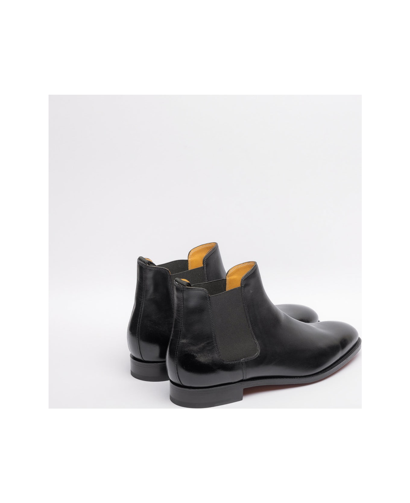 John Lobb Lawry Black Calf Chelsea Boot