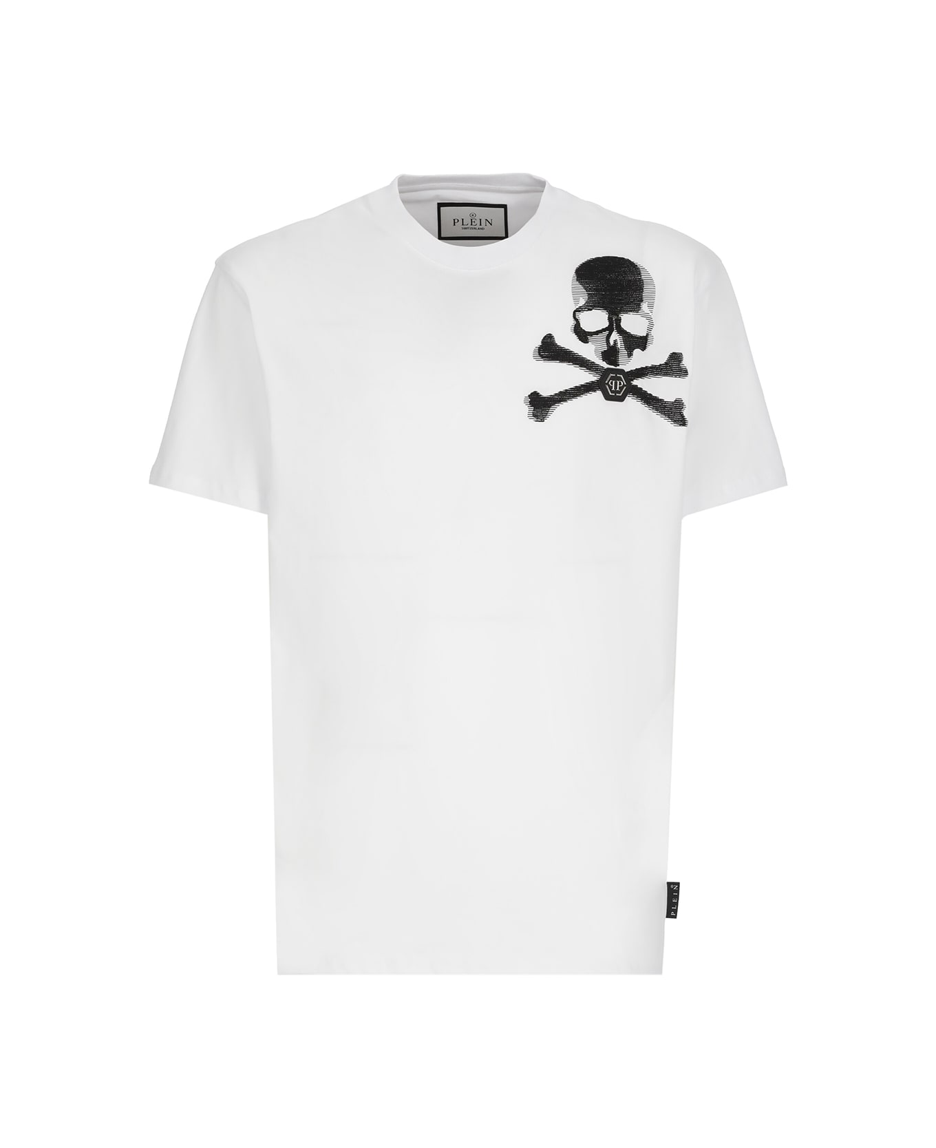 Philipp Plein Skull And Bones T-shirt - White シャツ