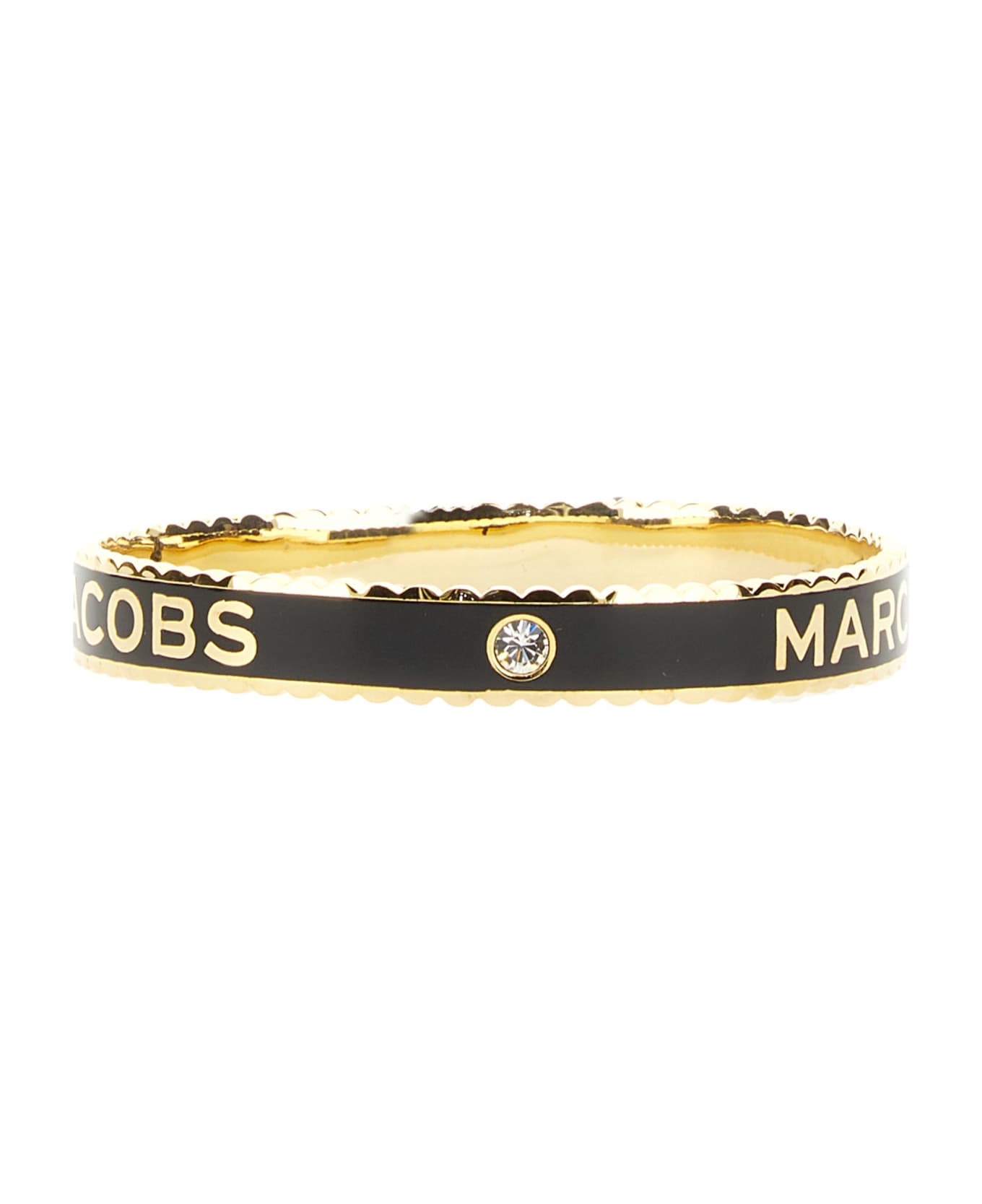 Marc Jacobs The Medallion Large Bangle Bracelet - NERO