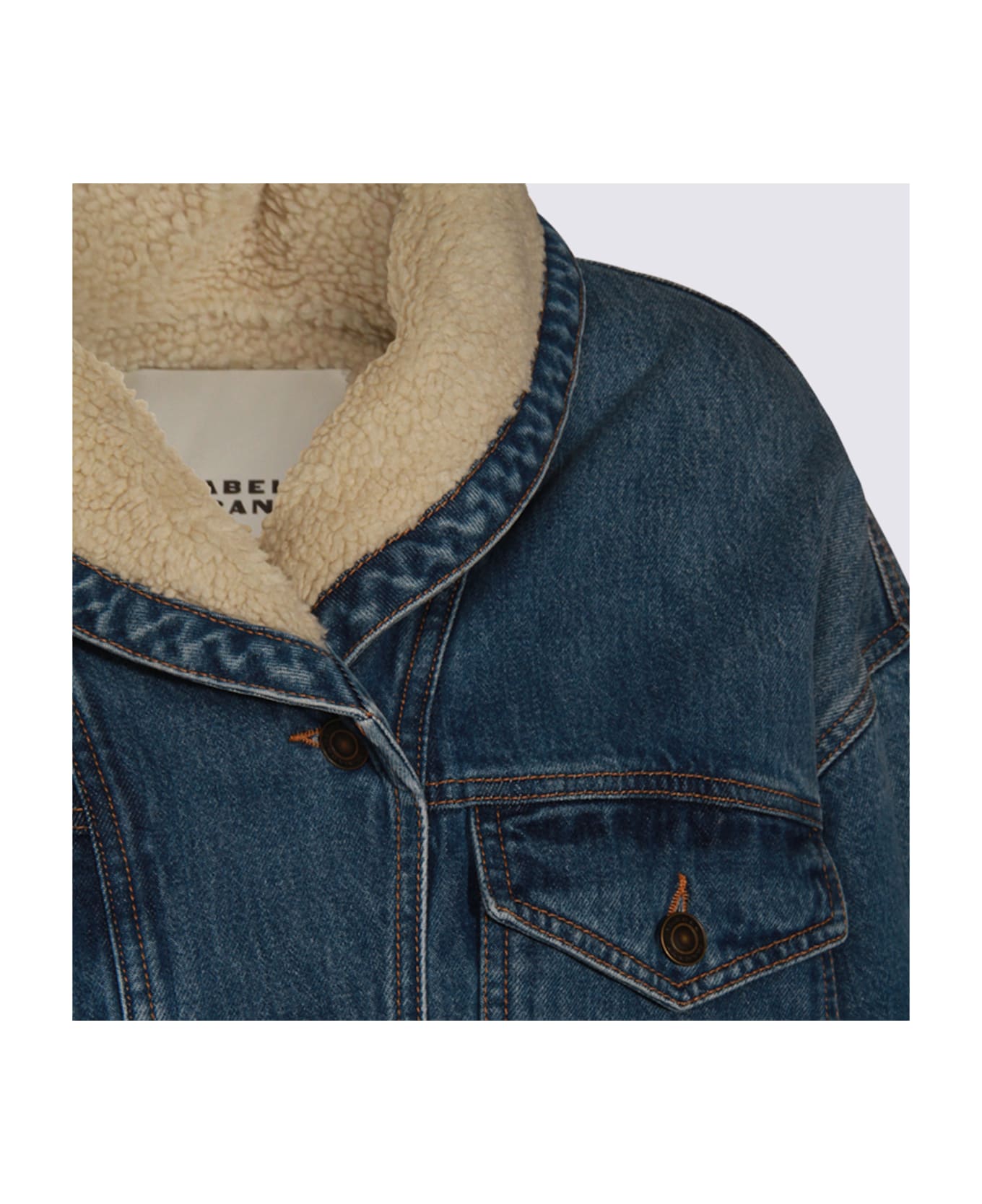 Isabel Marant Blue Cotton Pimia-gb Denim Jacket - Blue