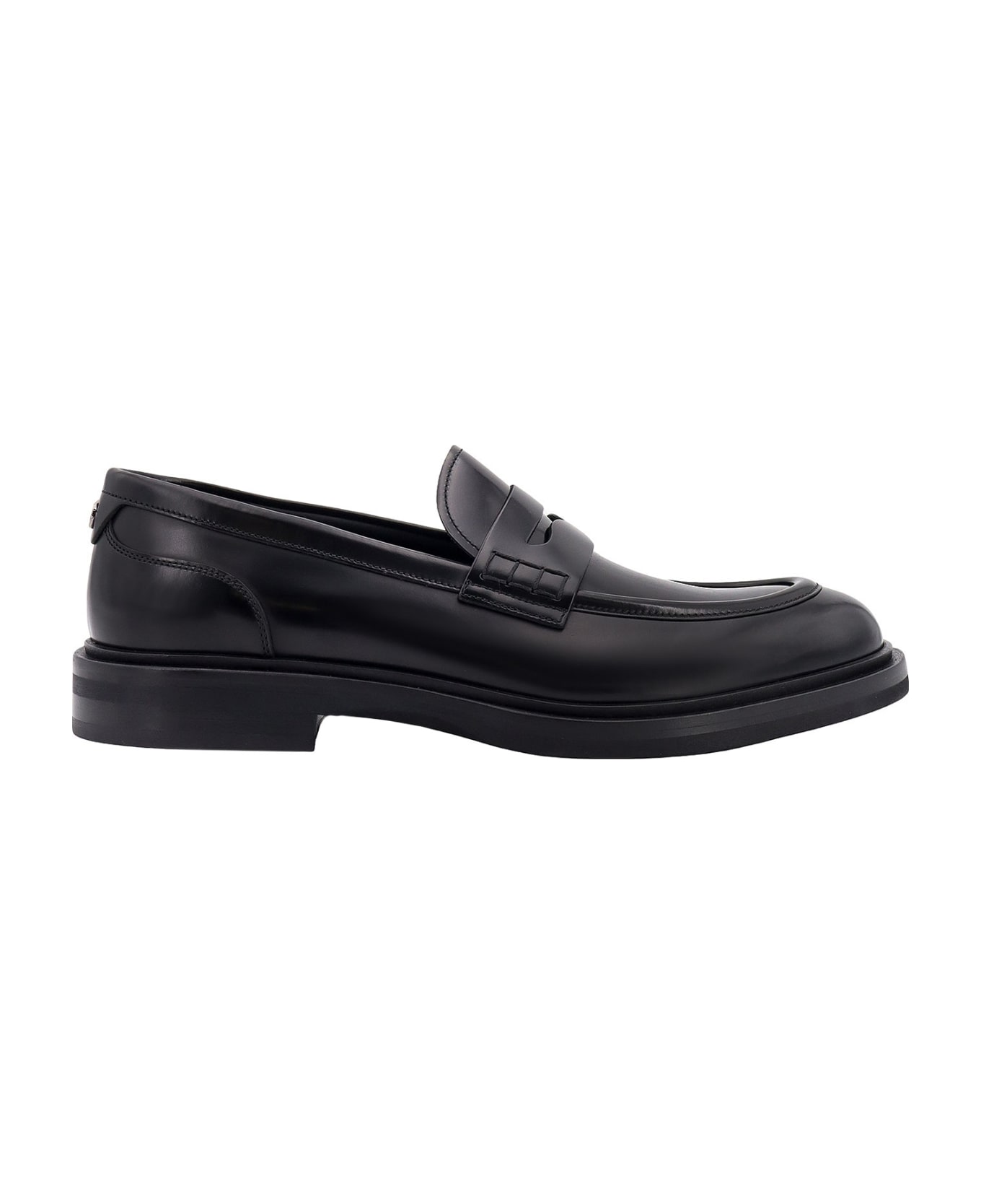 Dolce & Gabbana Logo Loafers - Black  