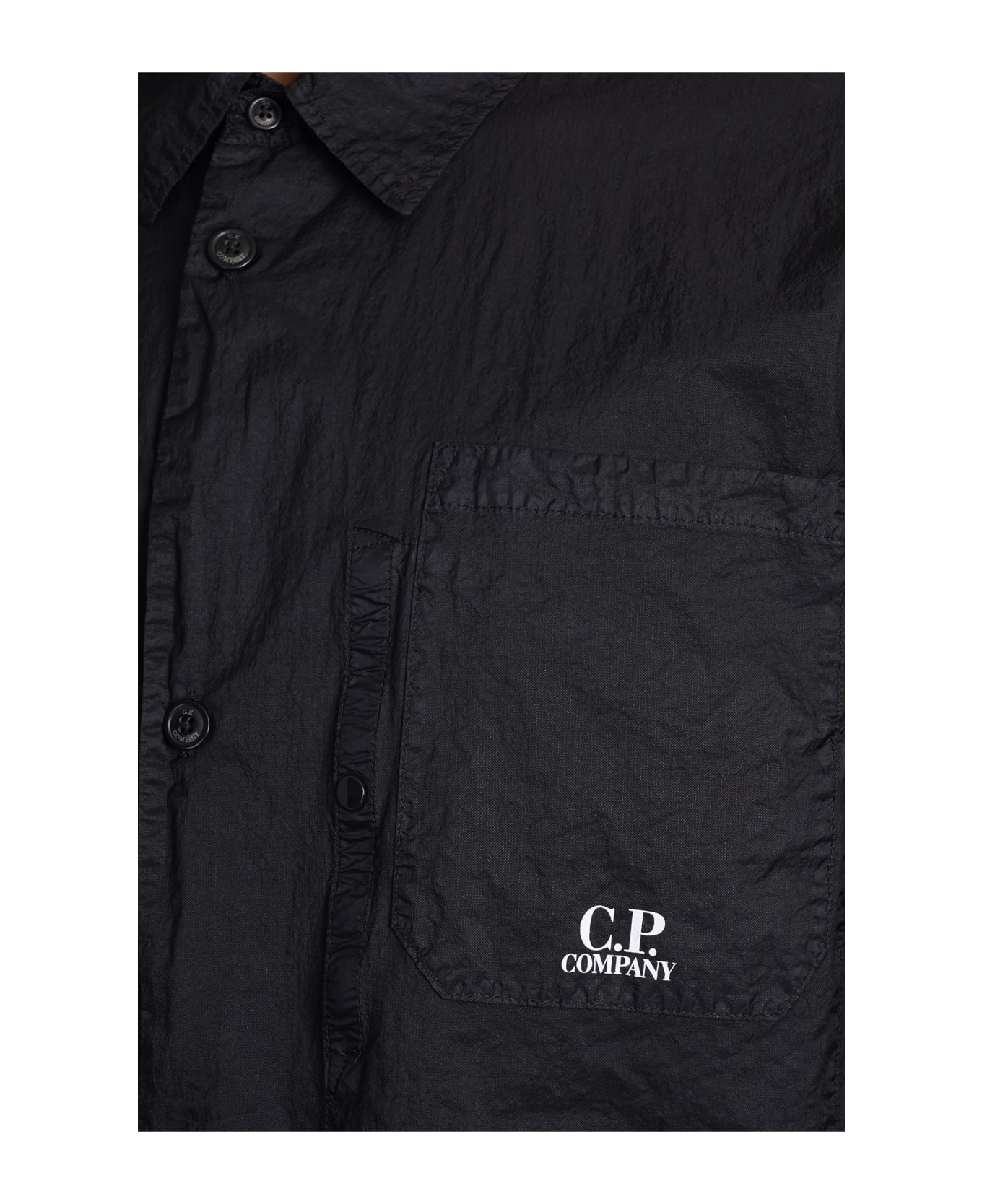 C.P. Company Shirt In Black Polyamide - black