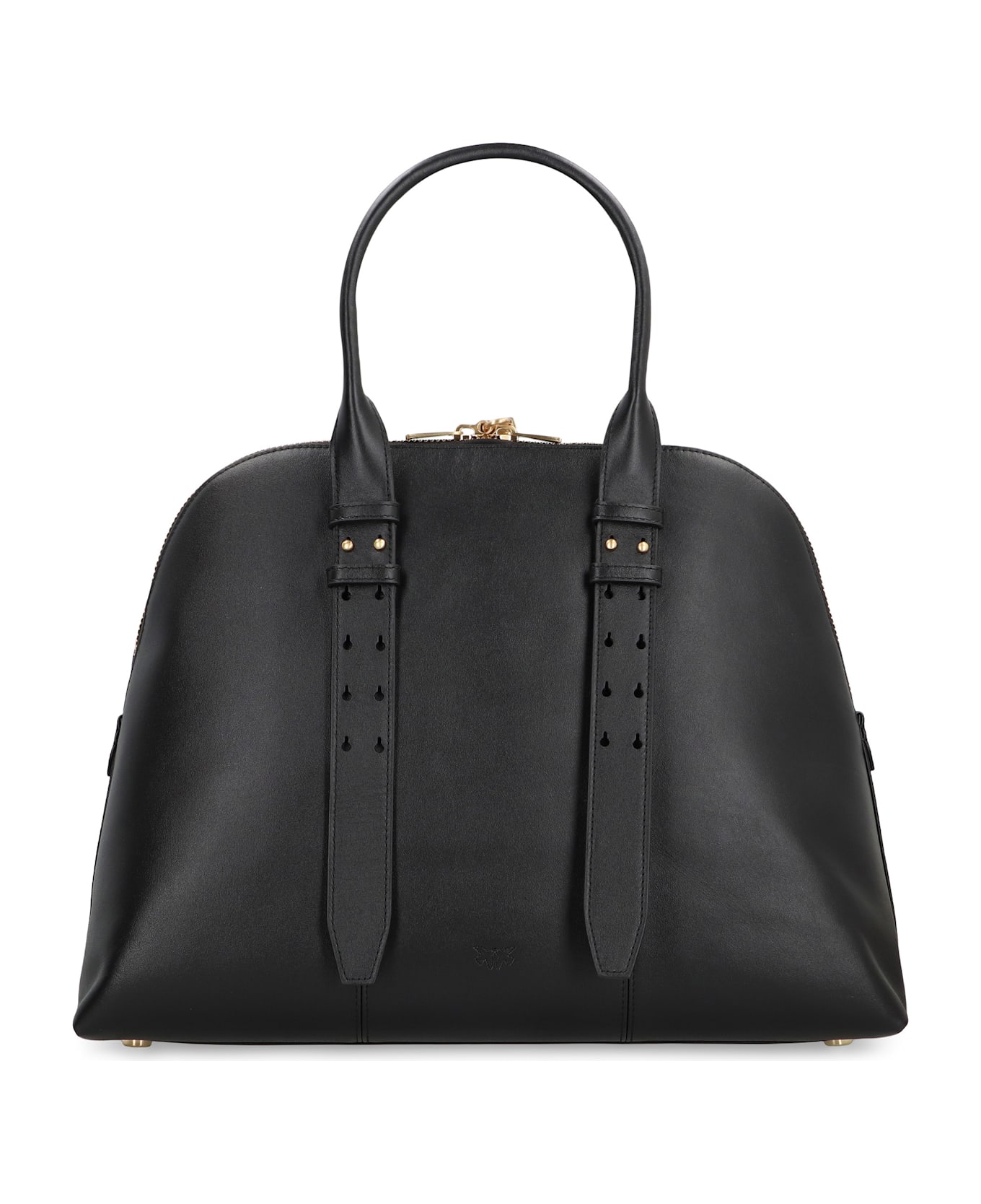 Pinko Bowling Bag Escape Maxi In Leather - black