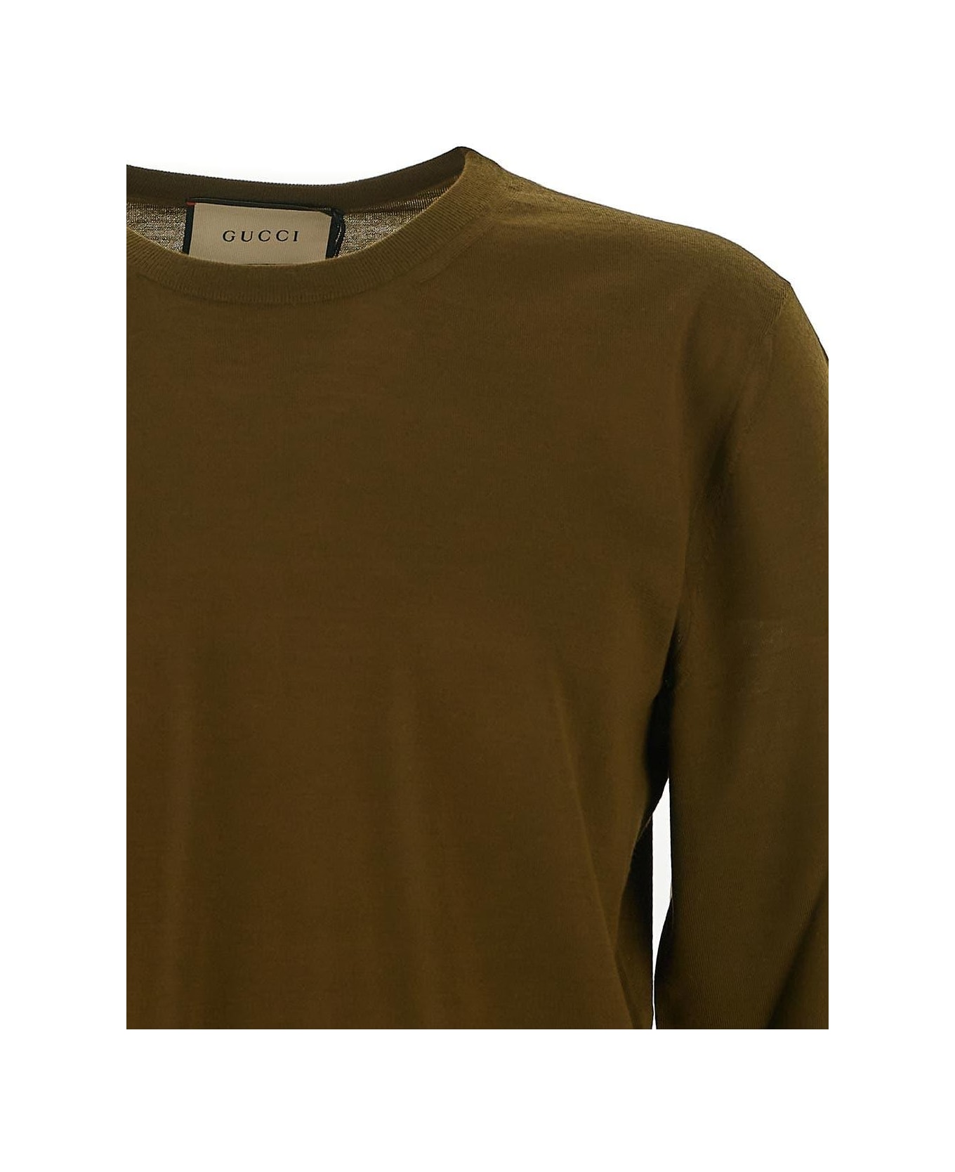 Gucci Wool Knitwear - MILITARY GREEN