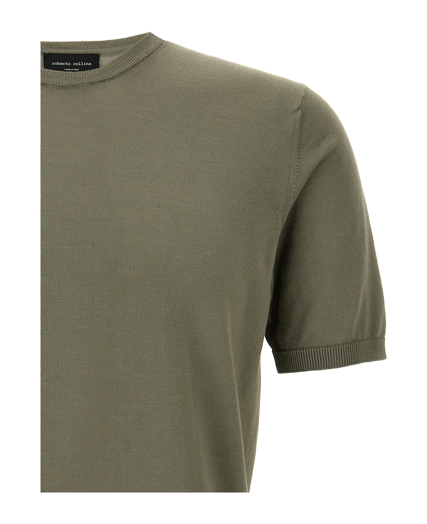 Roberto Collina Knitted T-shirt - Green
