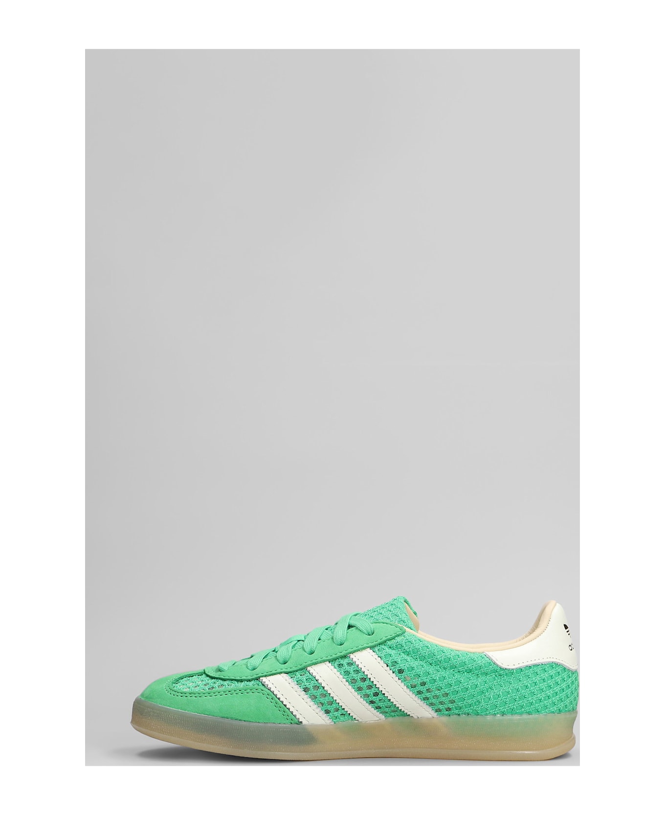 Adidas Gazelle Indoor Sneakers In Green Suede And Fabric - green
