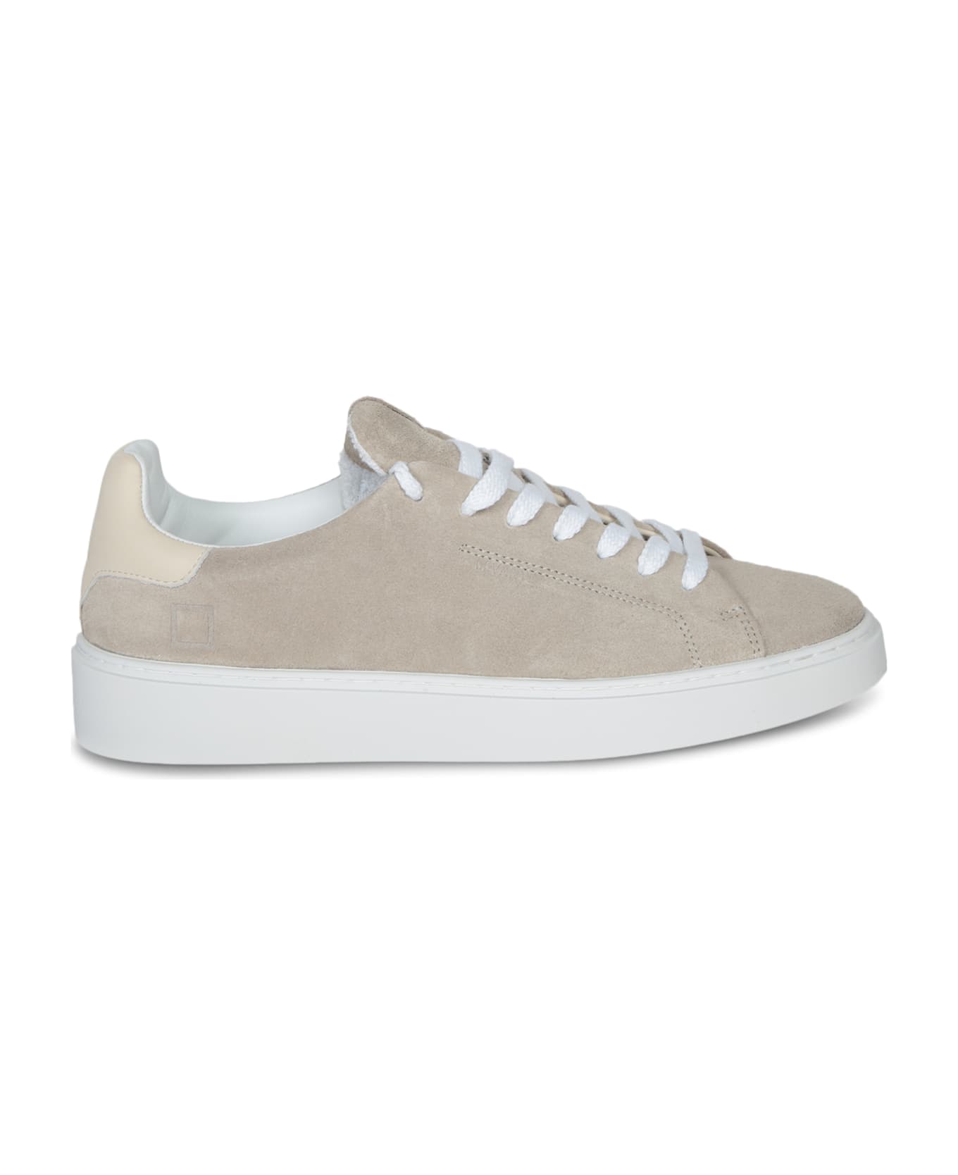D.A.T.E. Levante Suede Sneakers In Beige - Beige