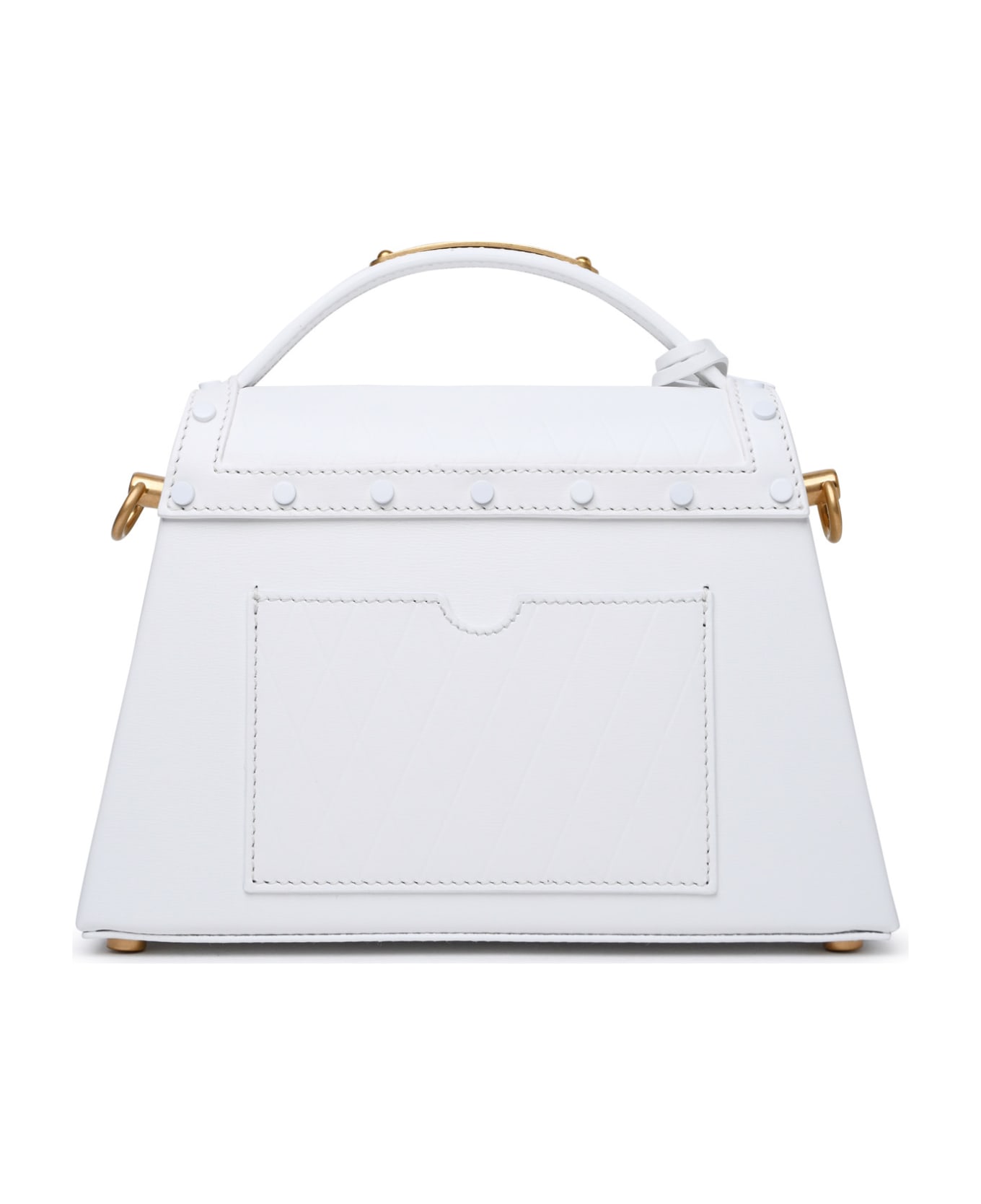 Balmain B-buzz Dynasty Handbag - White