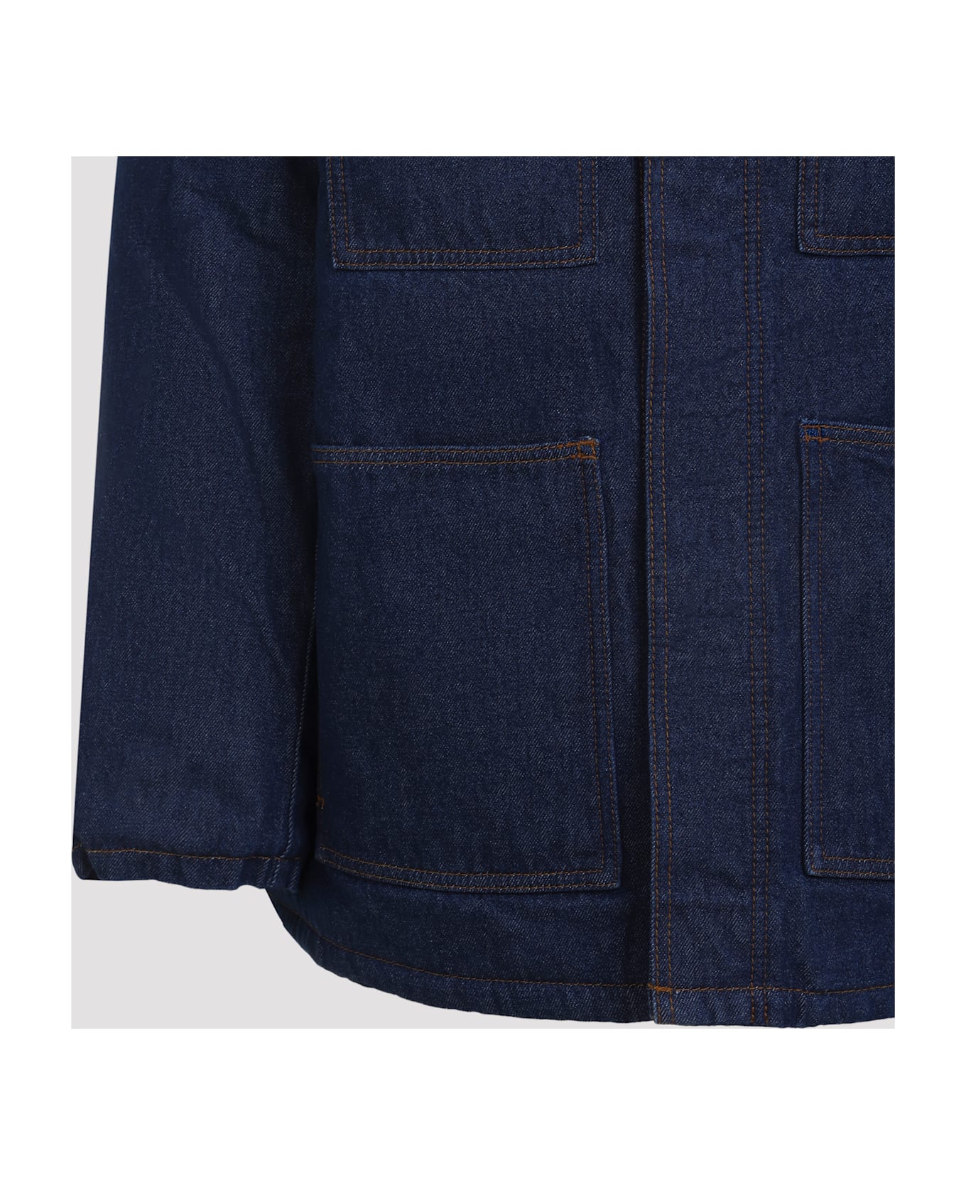 Ami Alexandre Mattiussi Padded Worker Jacket - Indigo
