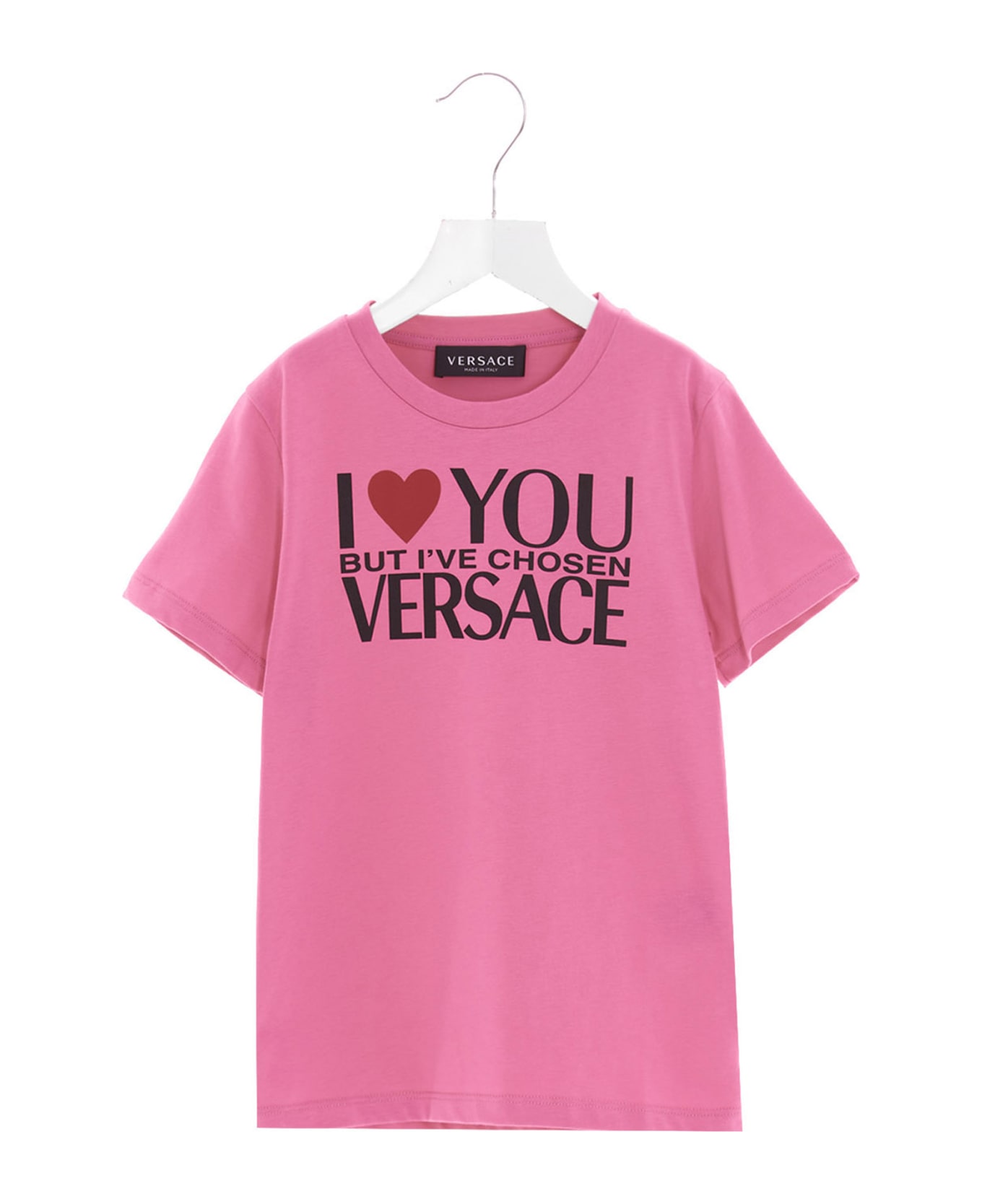 Versace 'i Love You Versace' T-shirt - Pink