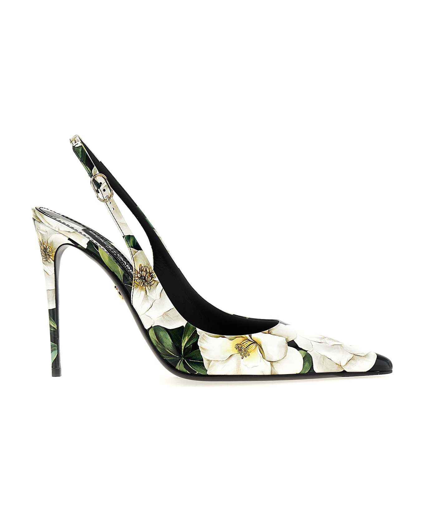 Dolce 
Gabbana Floral Slingback - Multicolor