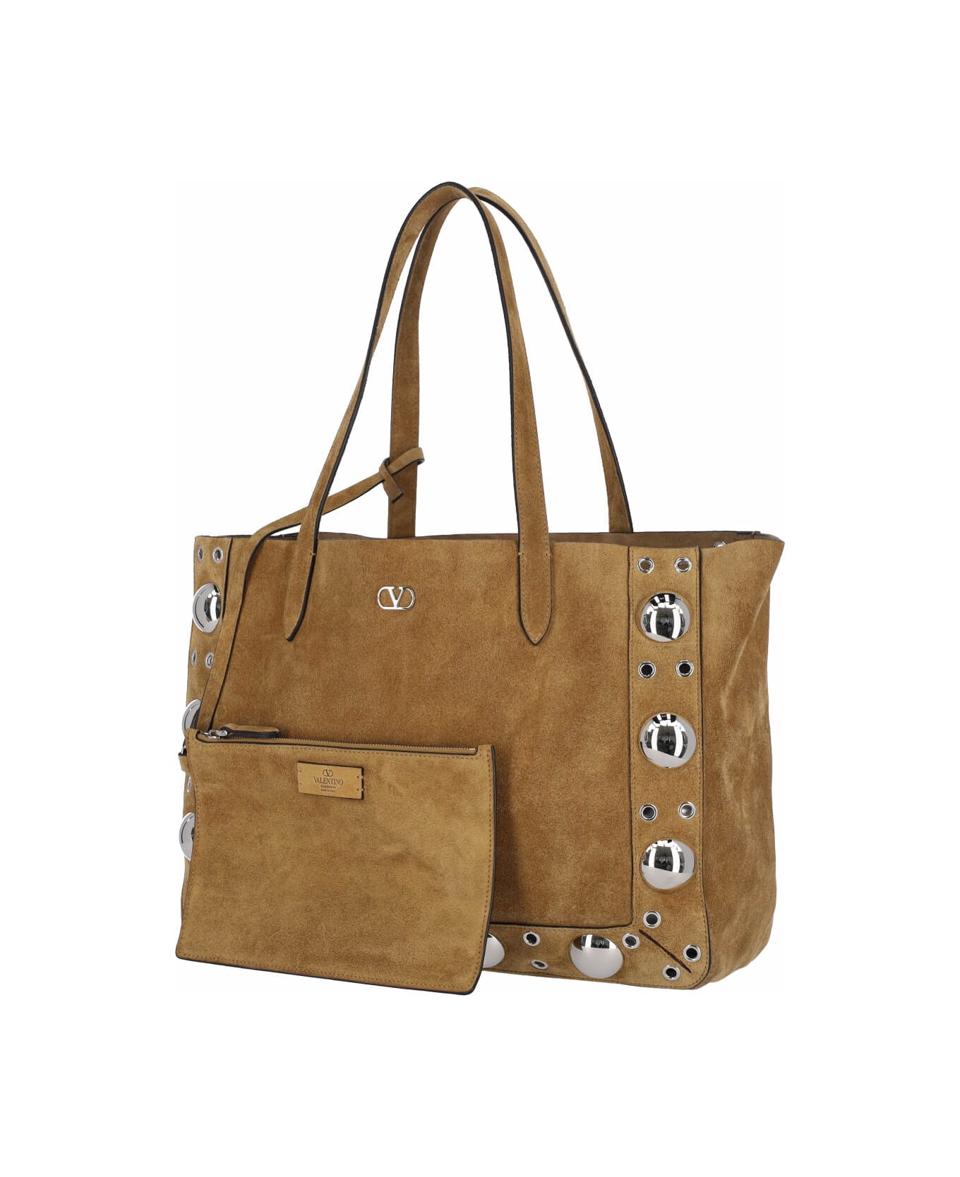 Valentino Garavani Medium Tote Bag "nellcôte" - Brown