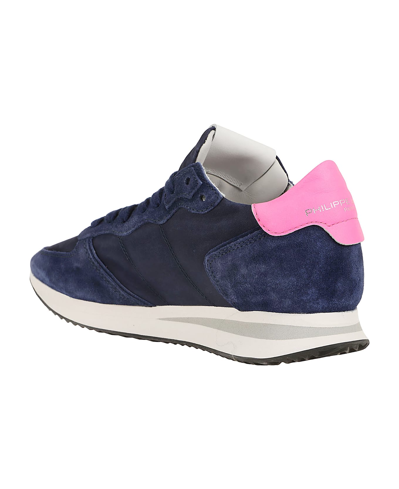 Philippe Model Trpx Low Woman - Mondial Neon Bluette Fucsia