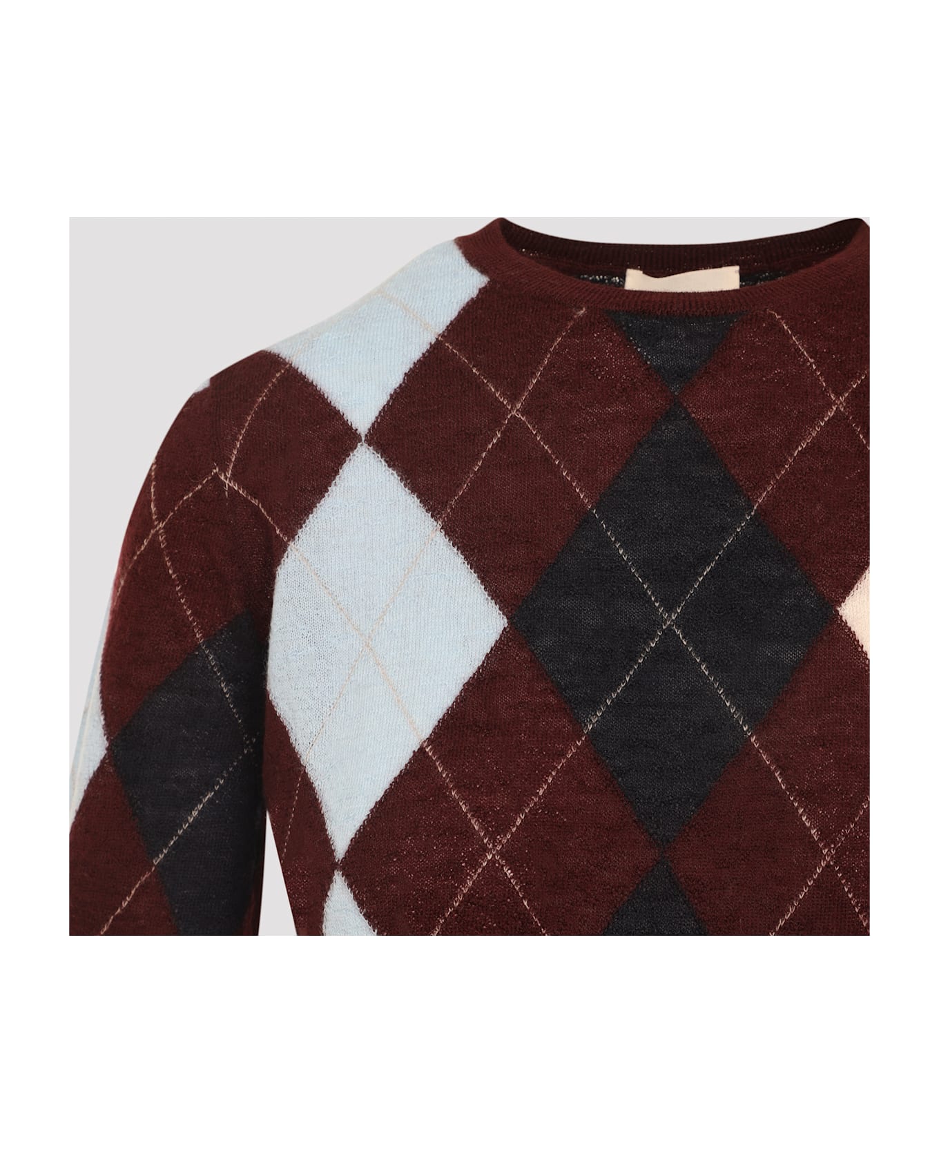 Khaite Anders Sweater - Merlot Multi