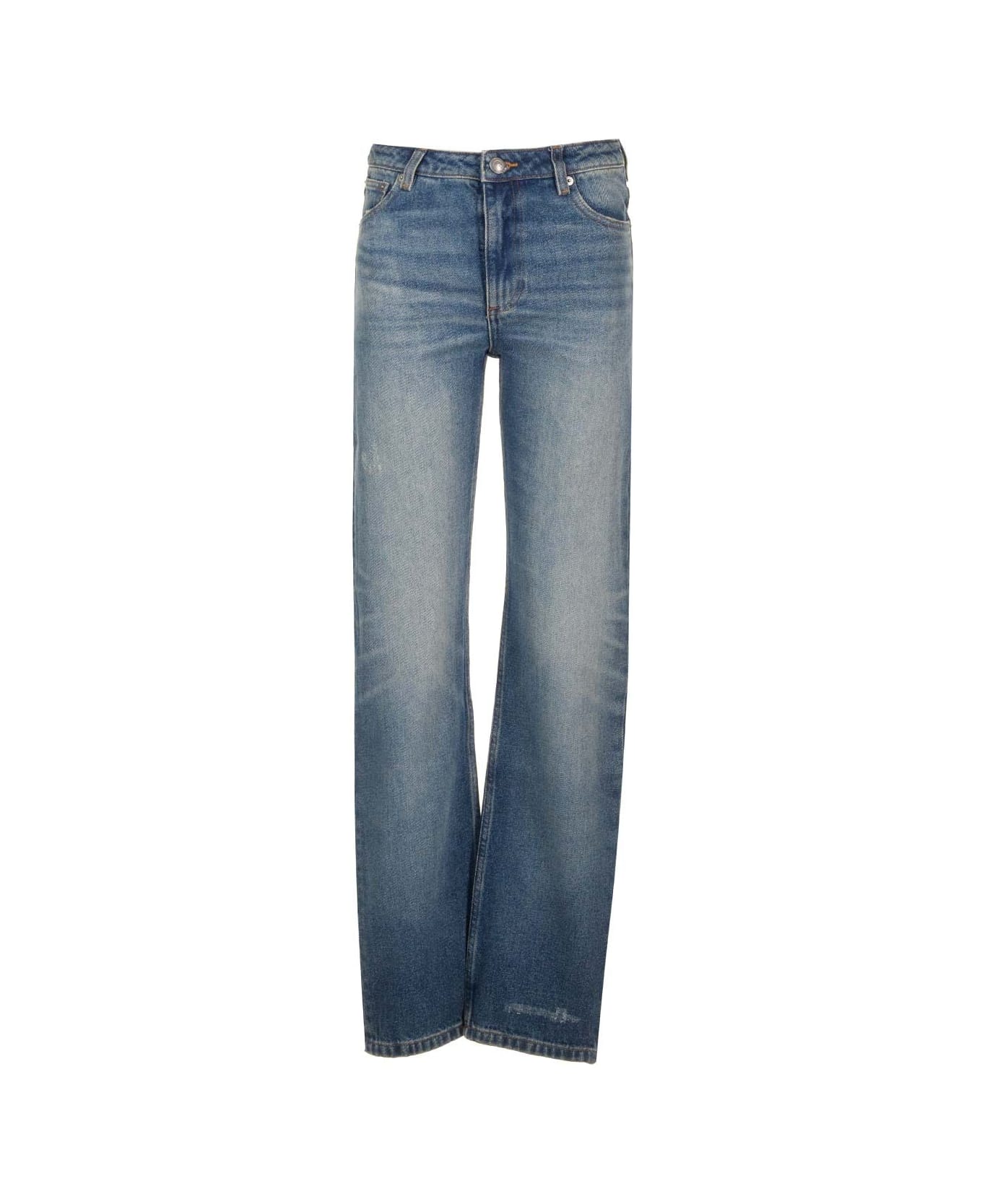 A.P.C. 'kylie' Straight Leg Jeans - Blue