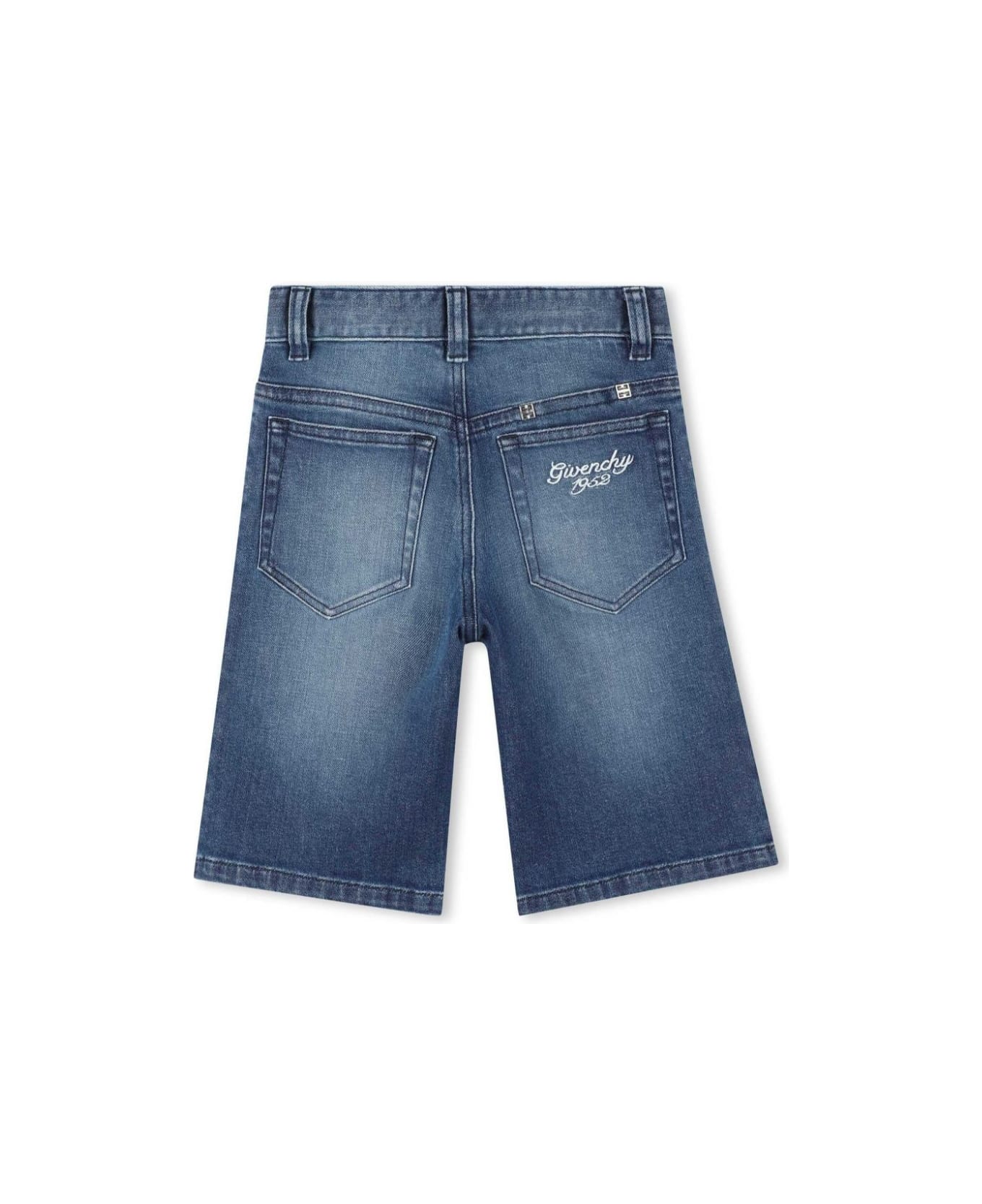 Givenchy Bermuda Con Logo - Blue