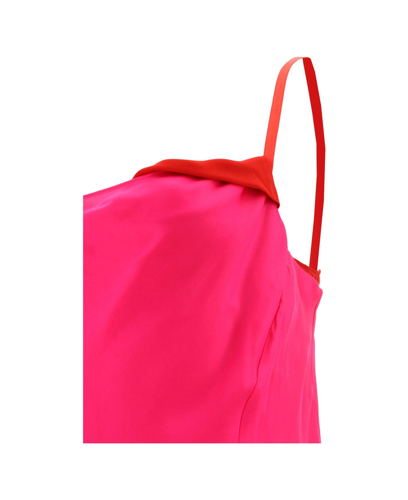 Acne Studios Wrap Dress - Fuchsia Pink