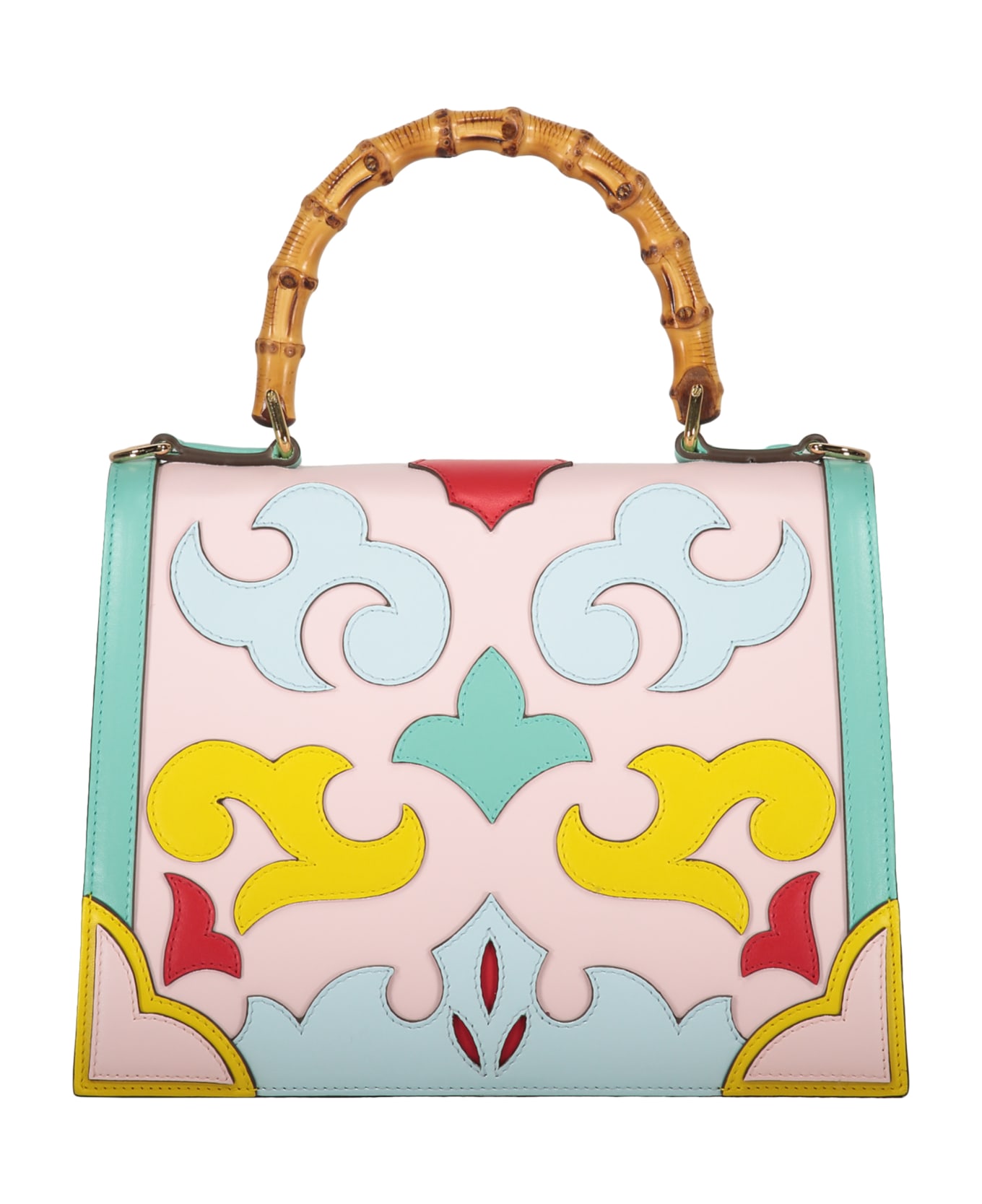 Casablanca Leather Handbag - Multicolor