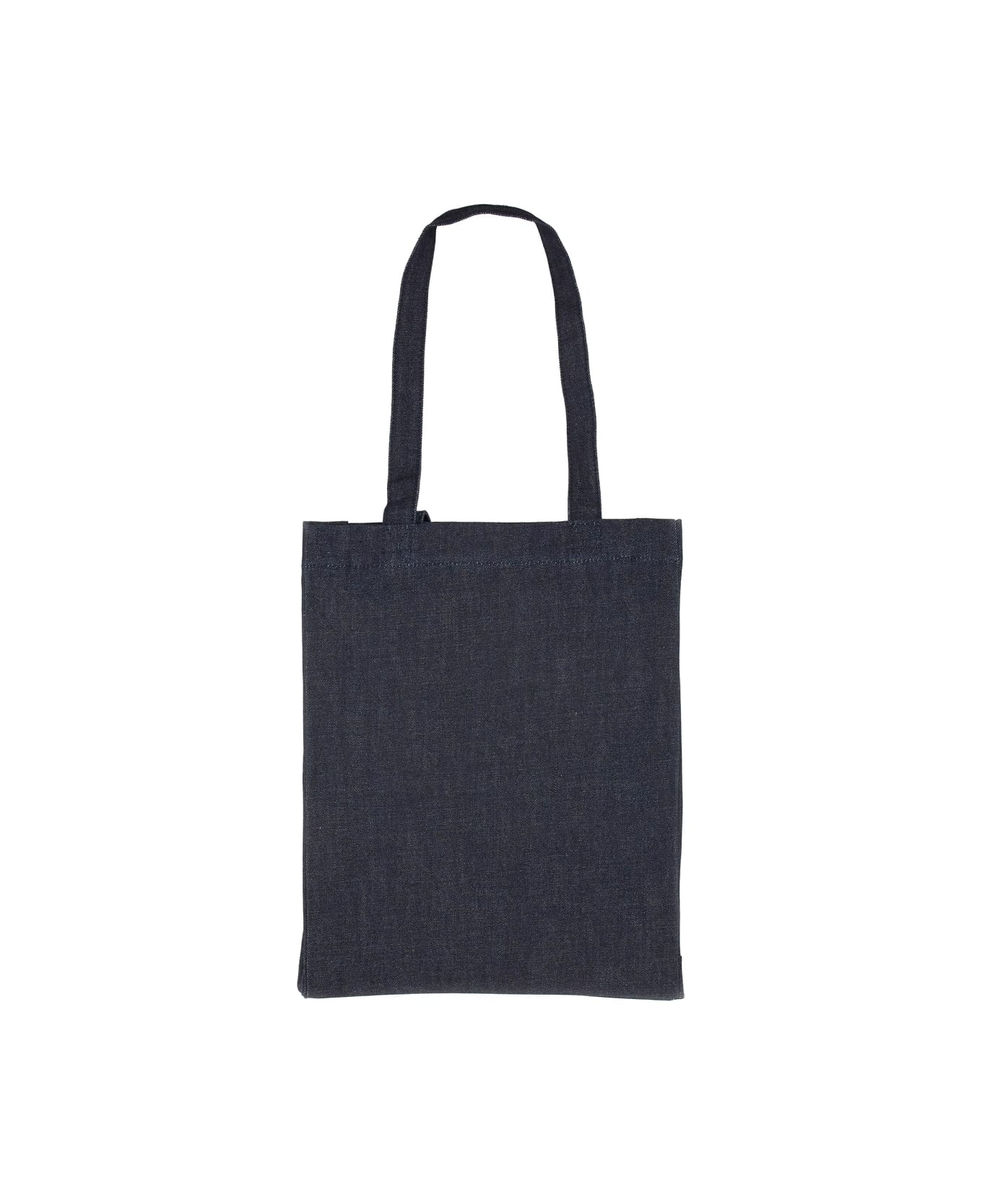 A.P.C. Denim Tote Bag - BLUE