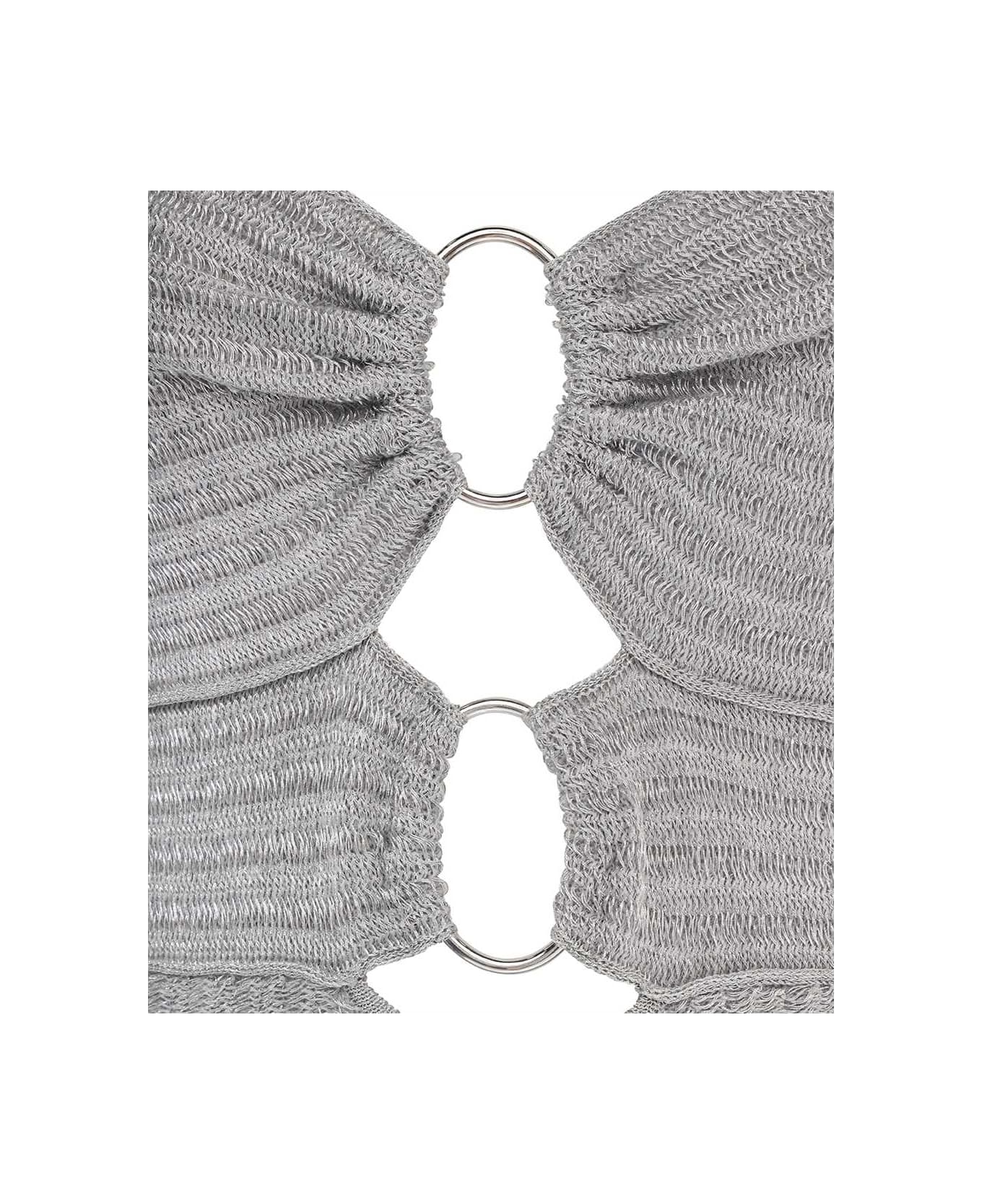Tom Ford Knit Midi-dress - Silver