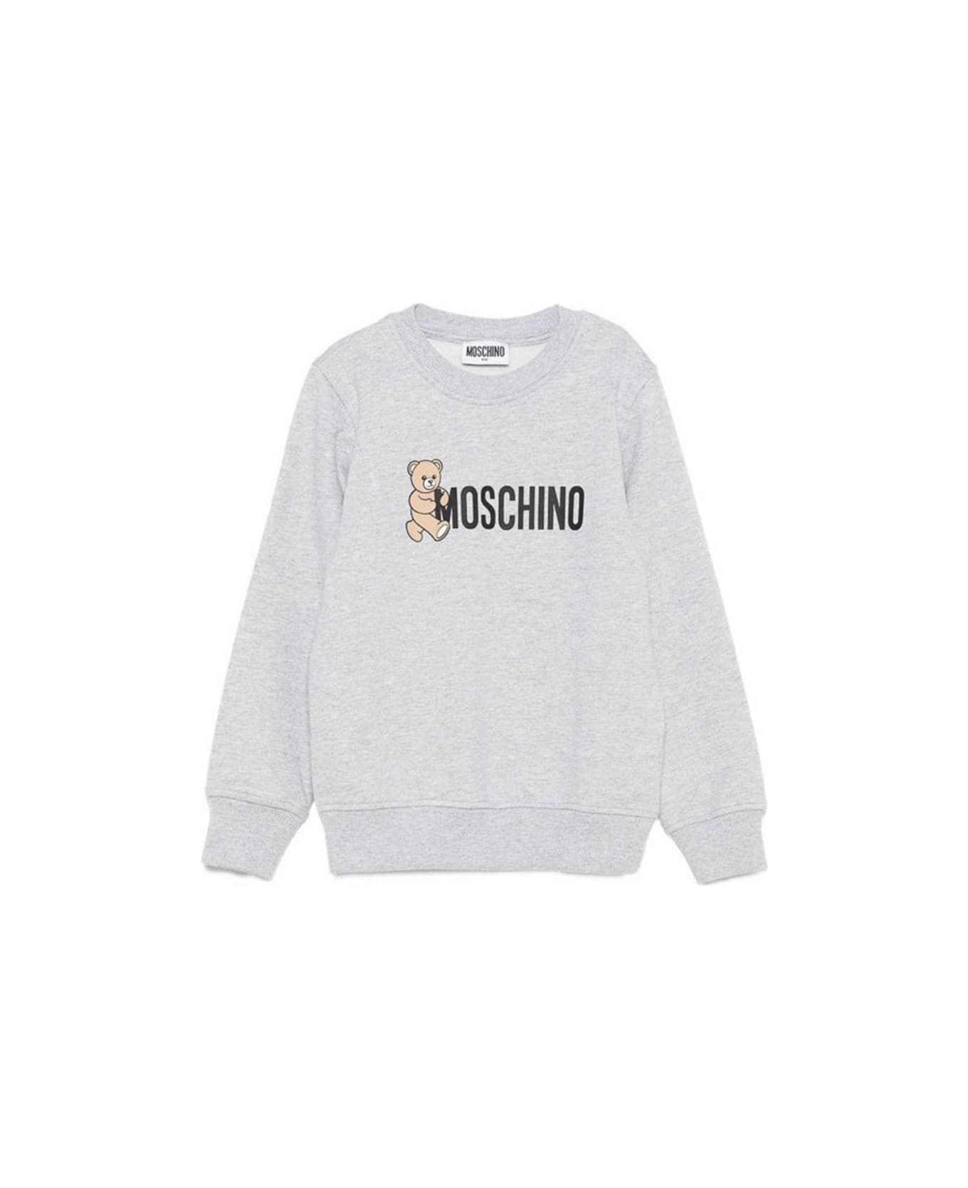 Moschino Sweatshirt With Logo - GREY