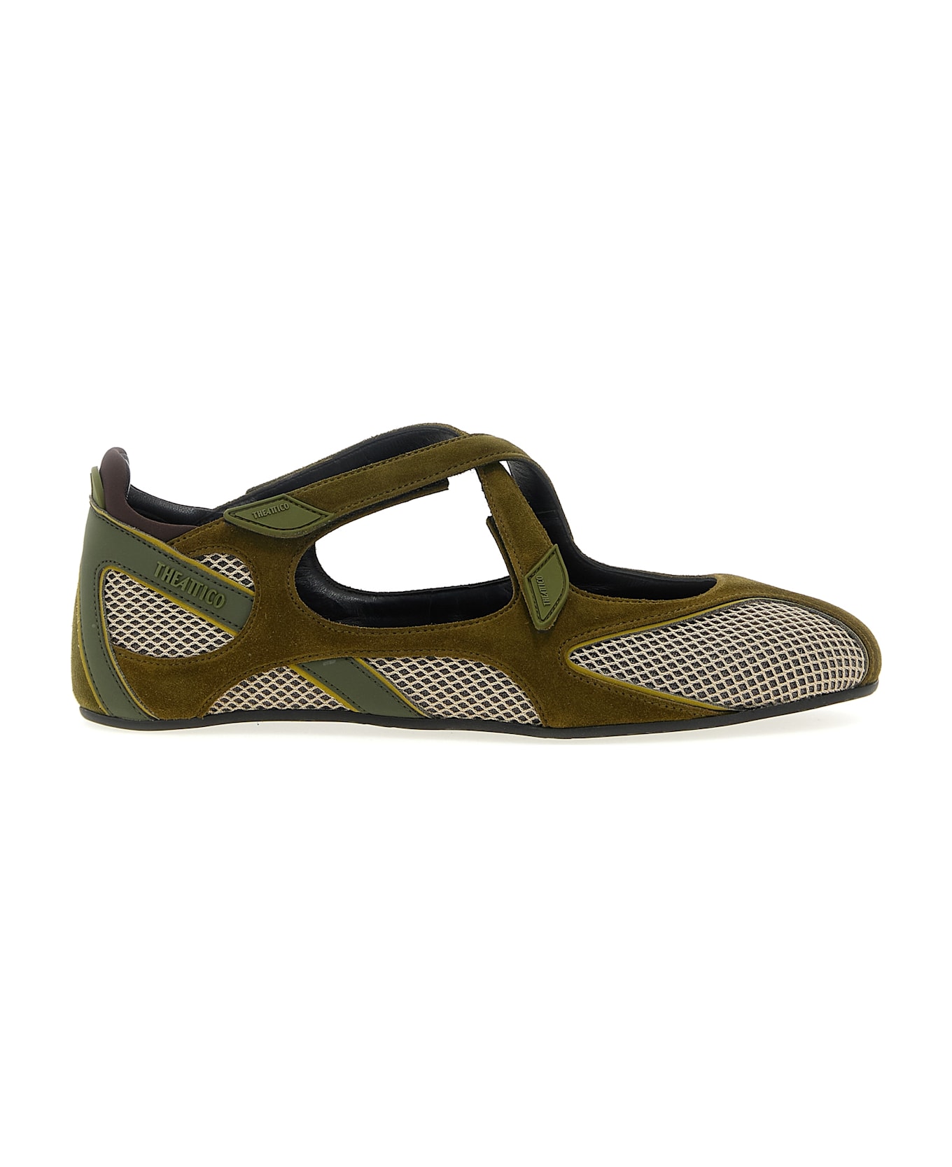 The Attico 'floor 01' Ballet Flats - Green