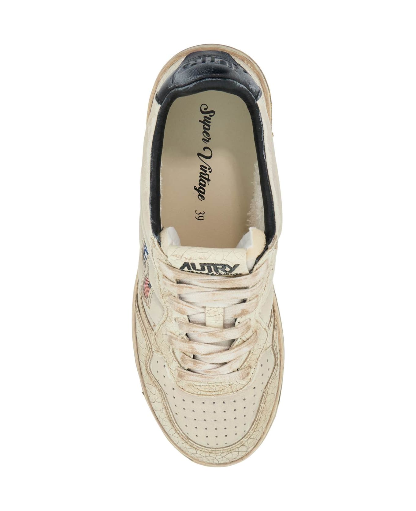 Autry Medalist Leather Low-top Sneakers - White