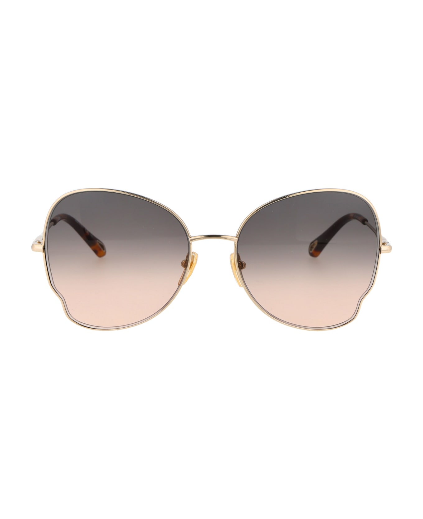 Chloé Eyewear Ch0094s Sunglasses - 001 GOLD GOLD BROWN