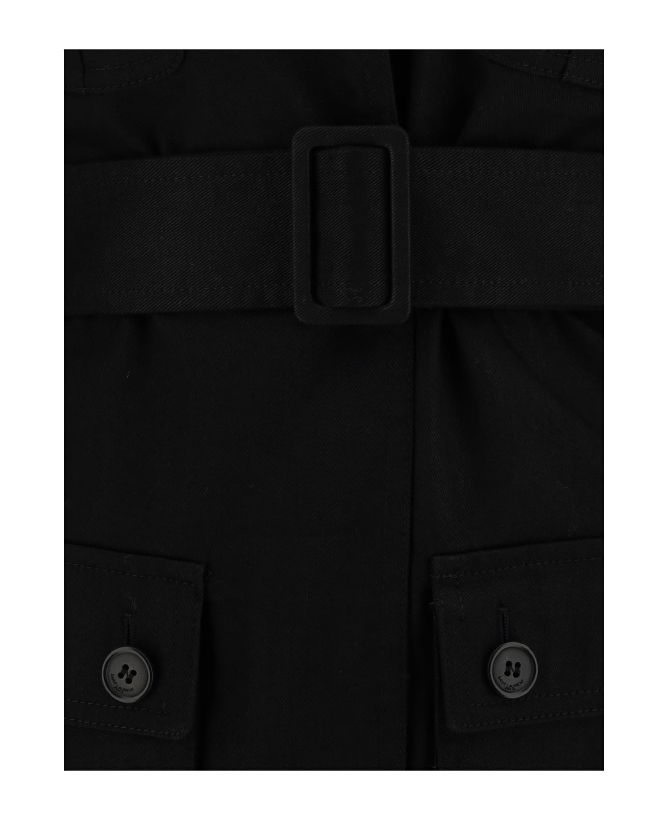 Saint Laurent Saharienne Jacket - Noir