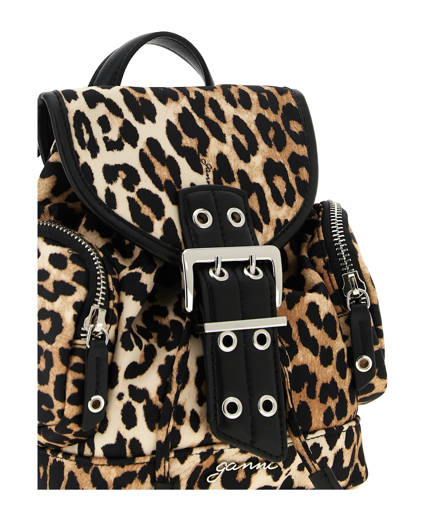 Ganni Animalier 'bucky' Backpack - Brown