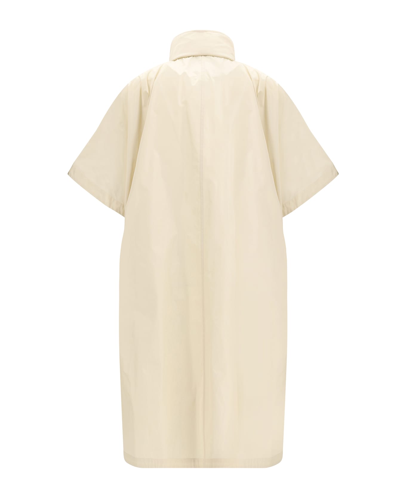 Fabiana Filippi Technical Fabric Cape - Vaniglia