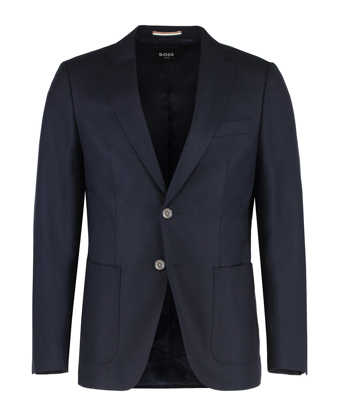 Hugo Boss Single-breasted Two-button Jacket - blue